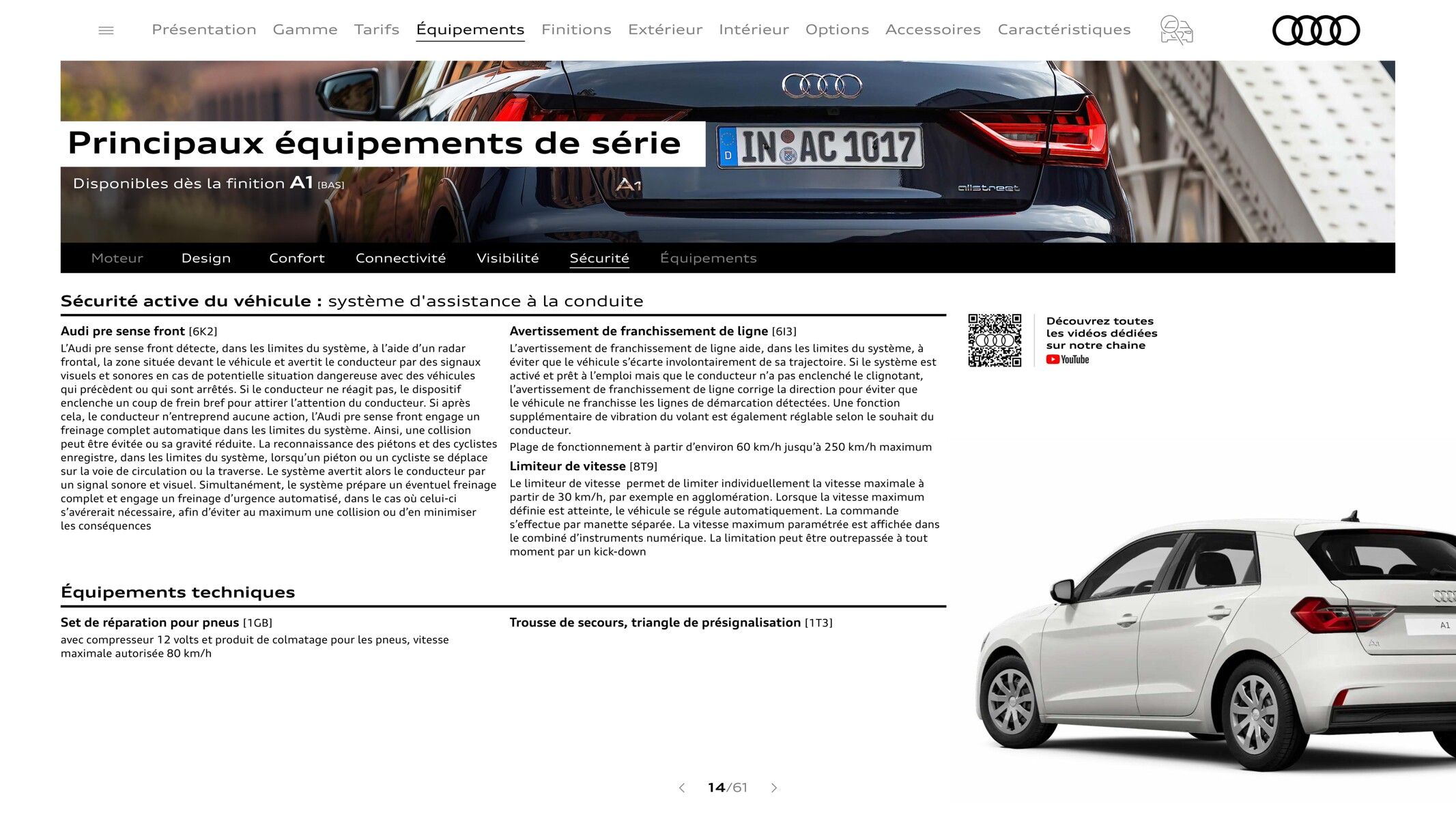 Catalogue A1 Sportback, page 00014