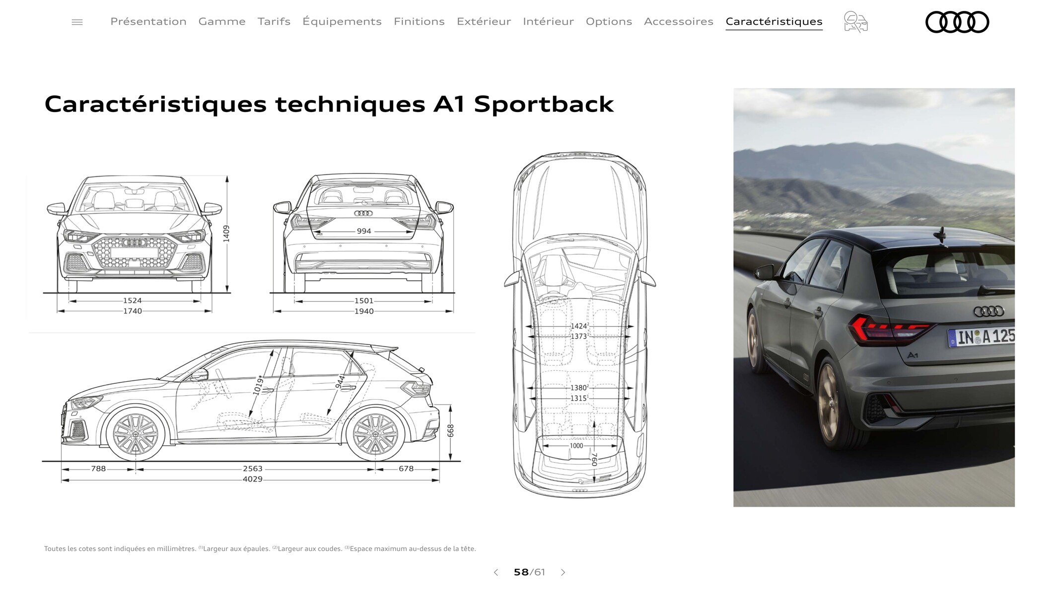 Catalogue A1 Sportback, page 00058