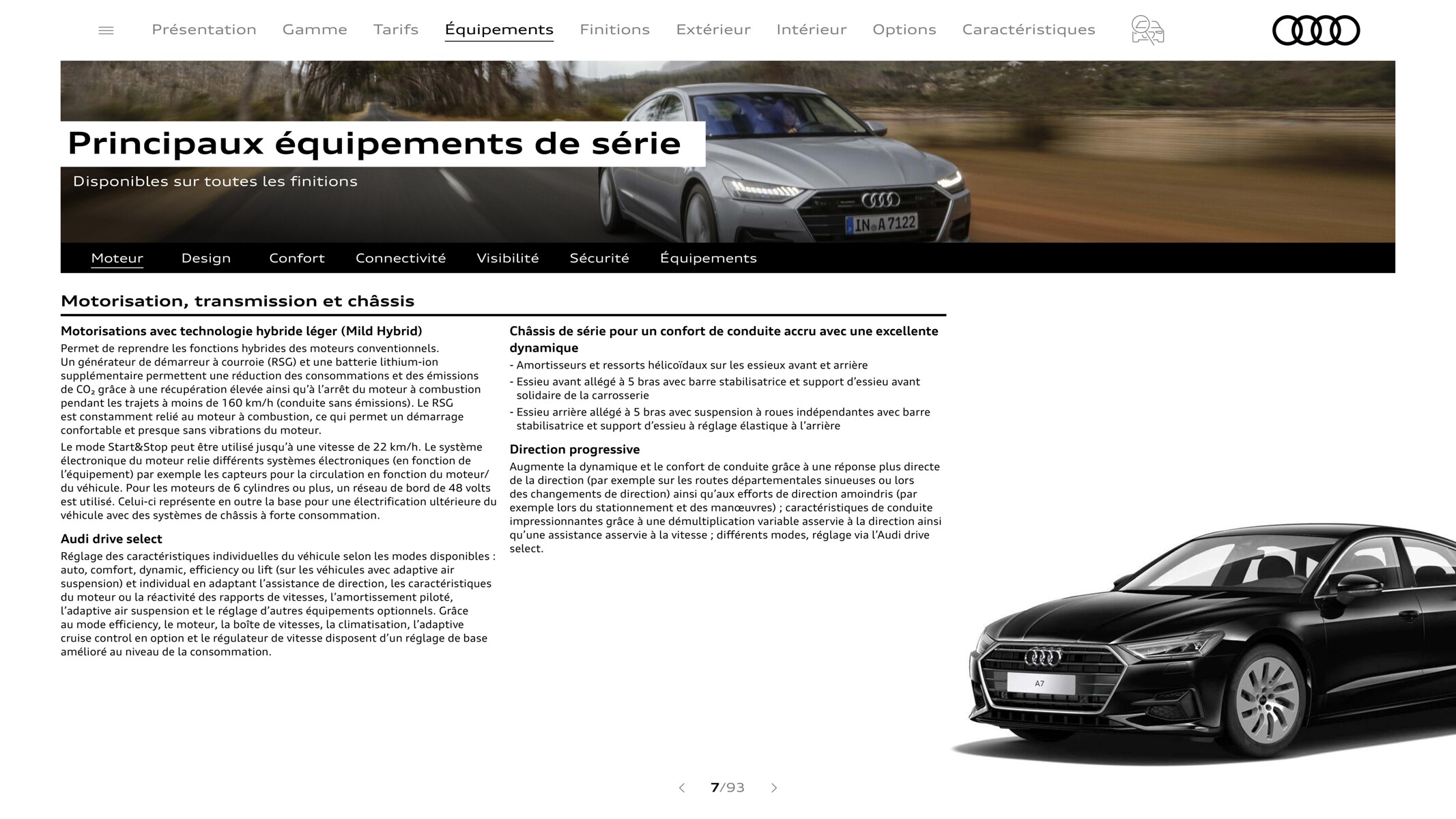 Catalogue A7 Sportback, page 00007