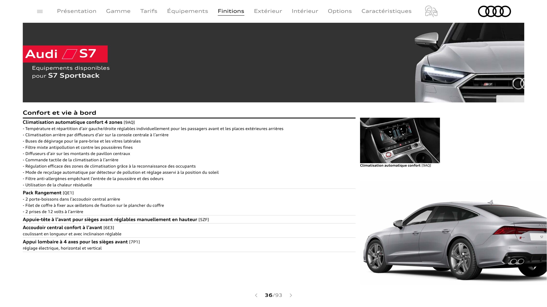 Catalogue A7 Sportback, page 00036