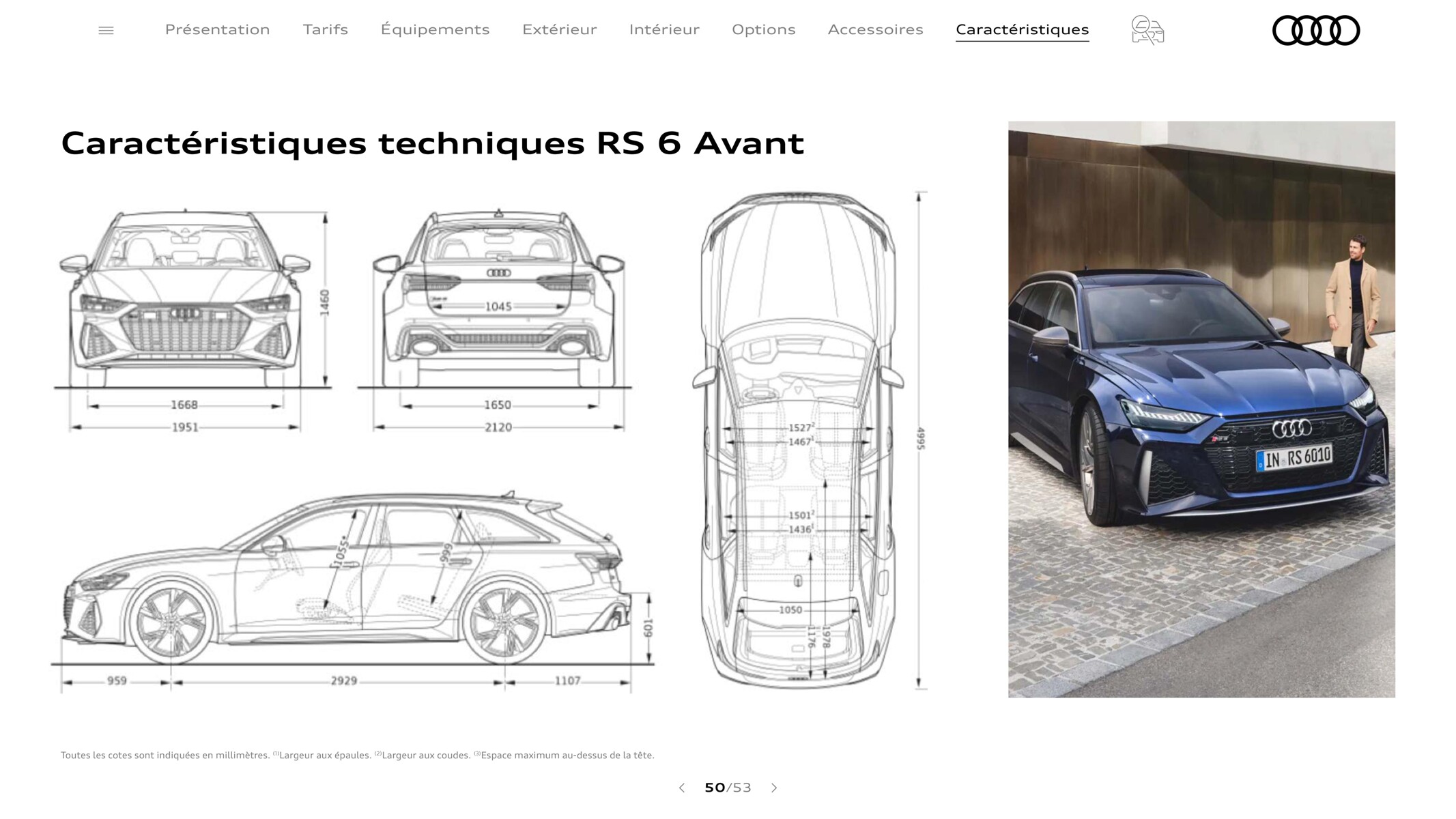 Catalogue RS 6 Avant, page 00050