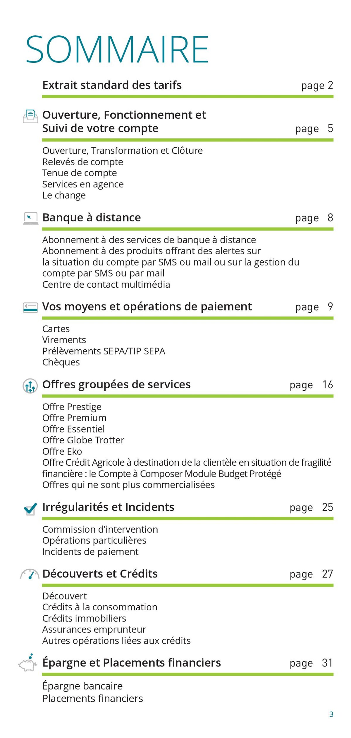 Catalogue Particuliers / Vos Tarifs au Quotidien, page 00003