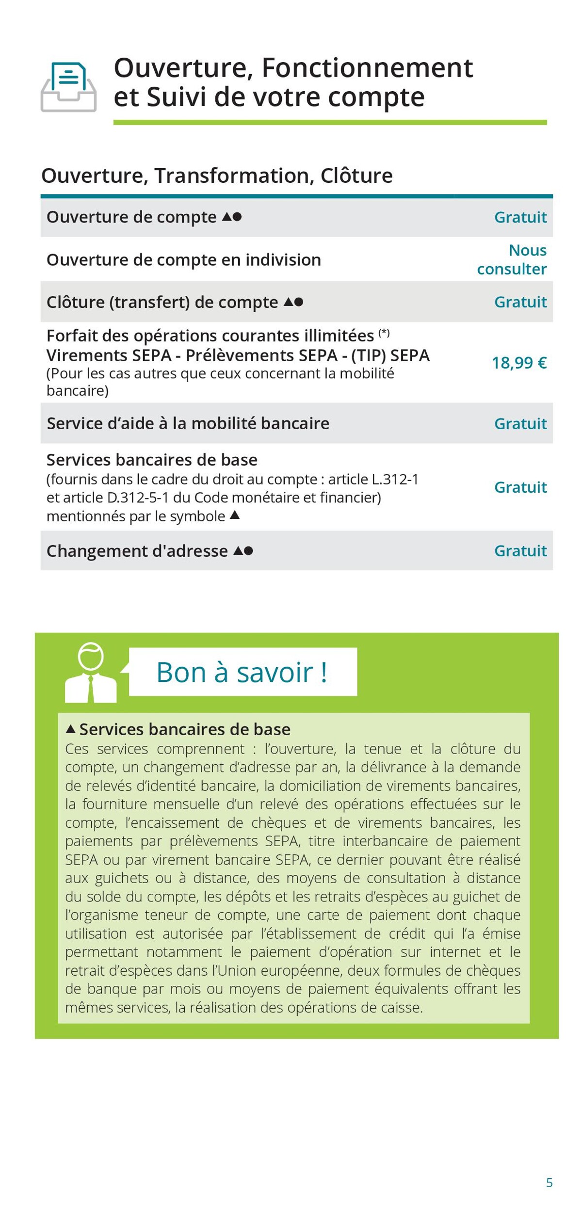 Catalogue Particuliers / Vos Tarifs au Quotidien, page 00005