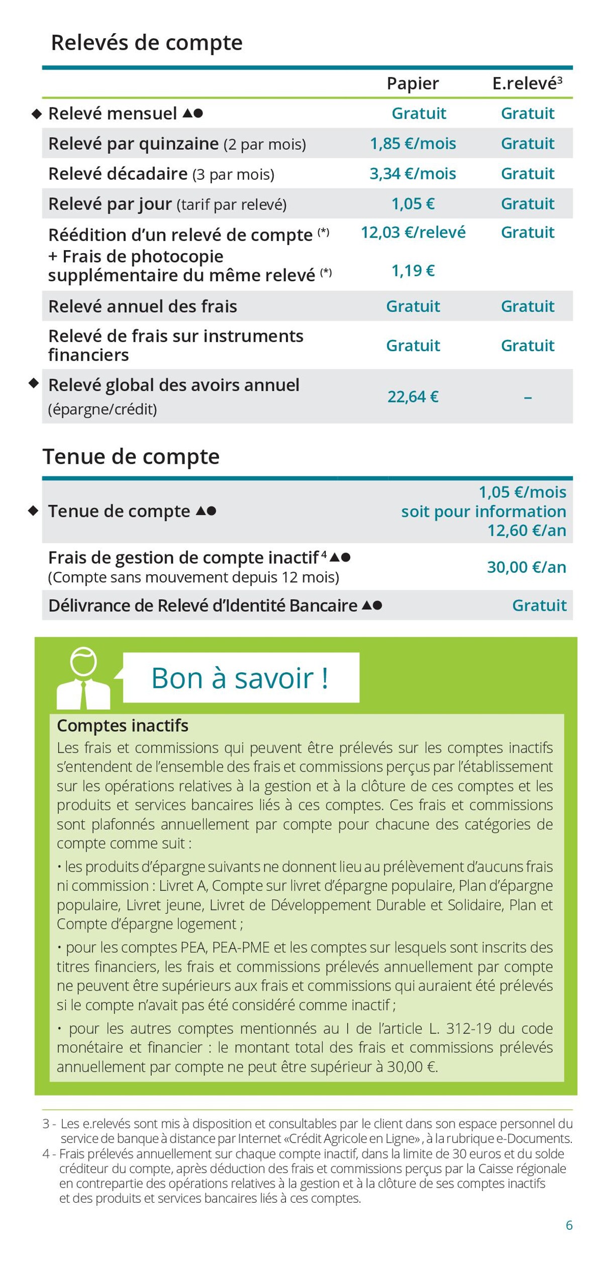 Catalogue Particuliers / Vos Tarifs au Quotidien, page 00006