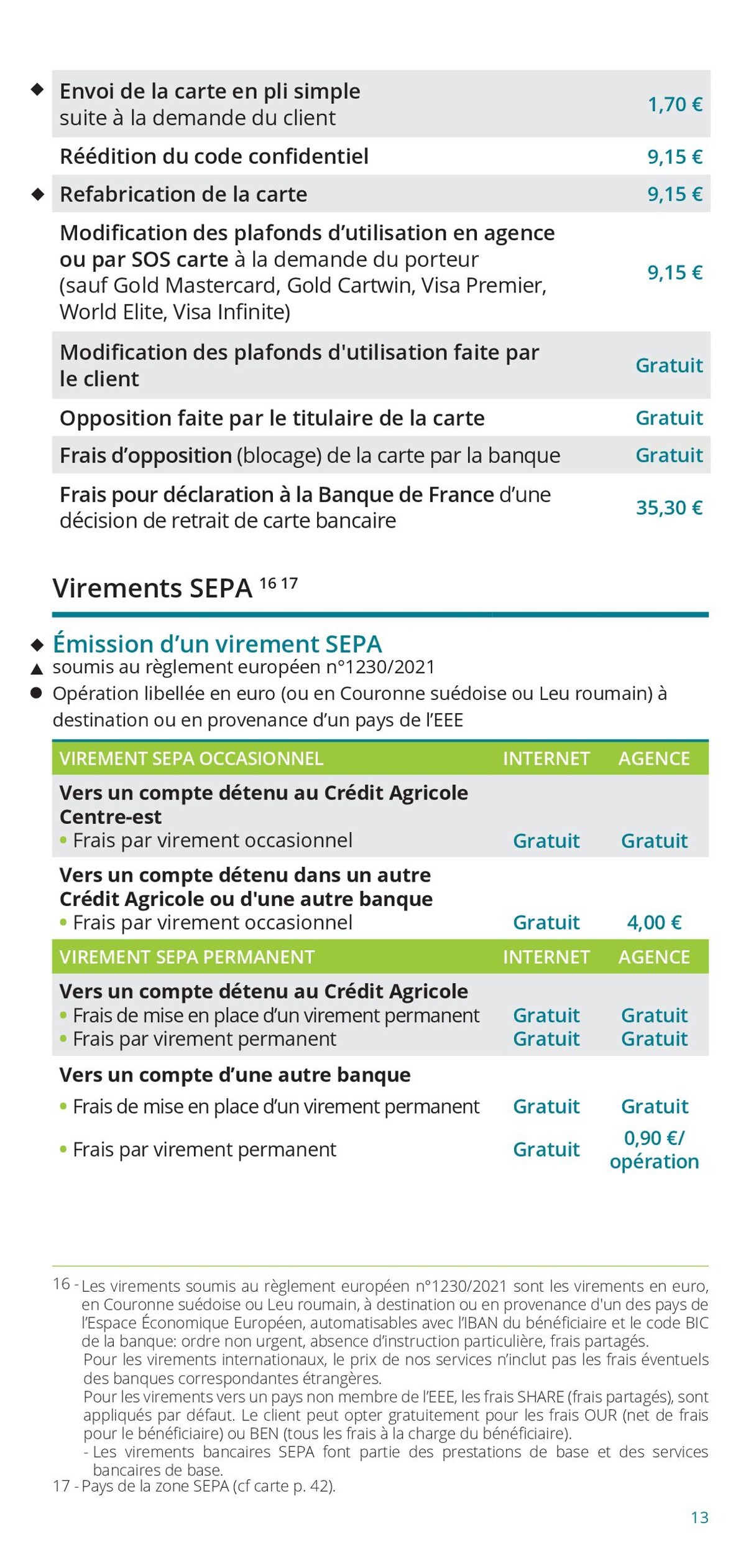 Catalogue Particuliers / Vos Tarifs au Quotidien, page 00013