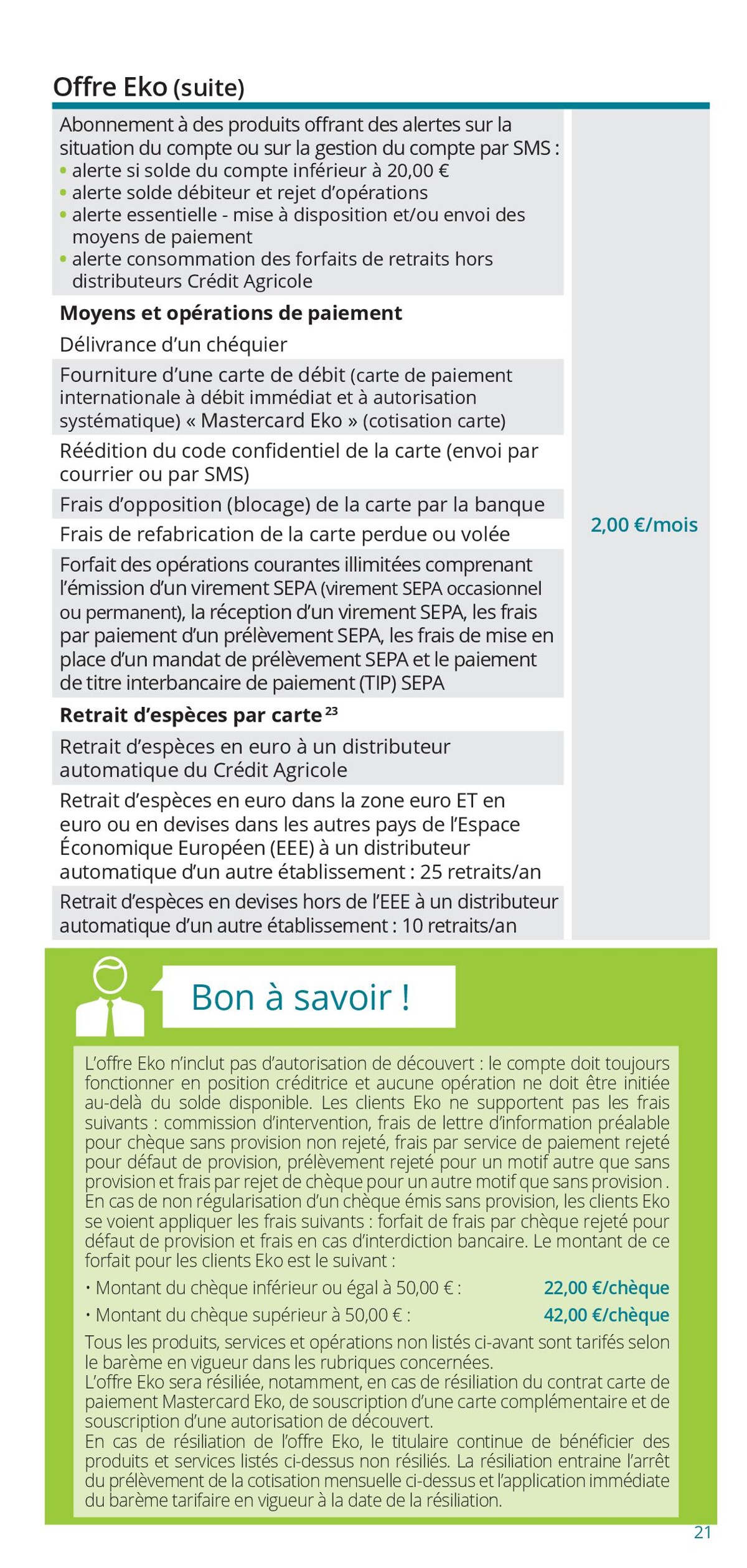 Catalogue Particuliers / Vos Tarifs au Quotidien, page 00021