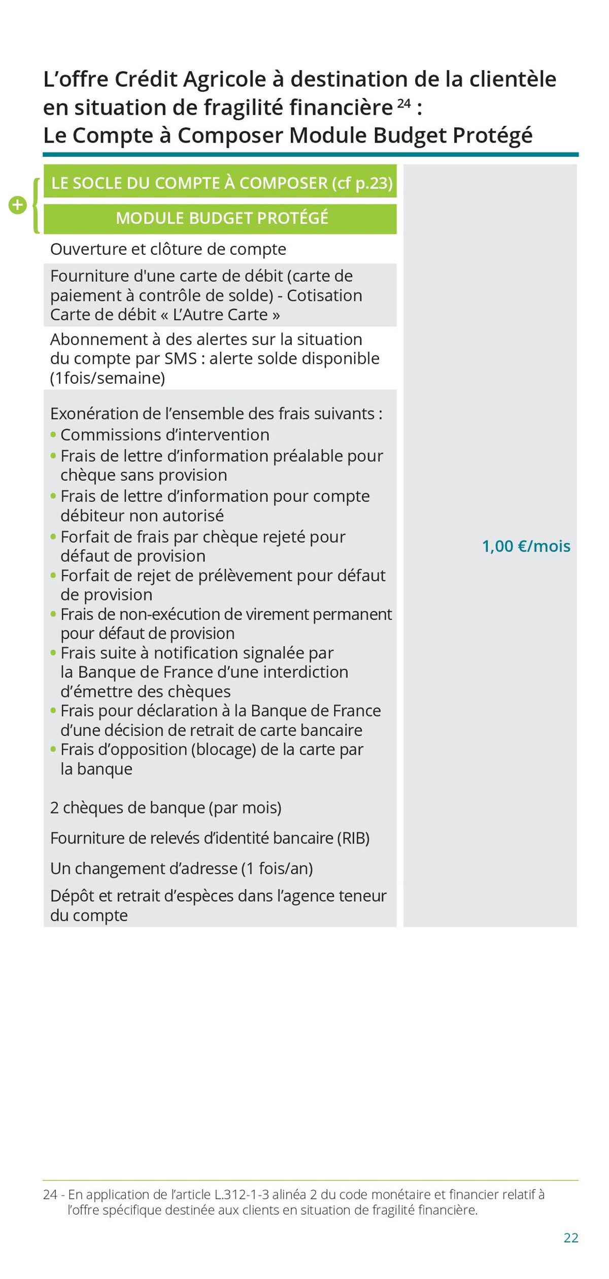 Catalogue Particuliers / Vos Tarifs au Quotidien, page 00022
