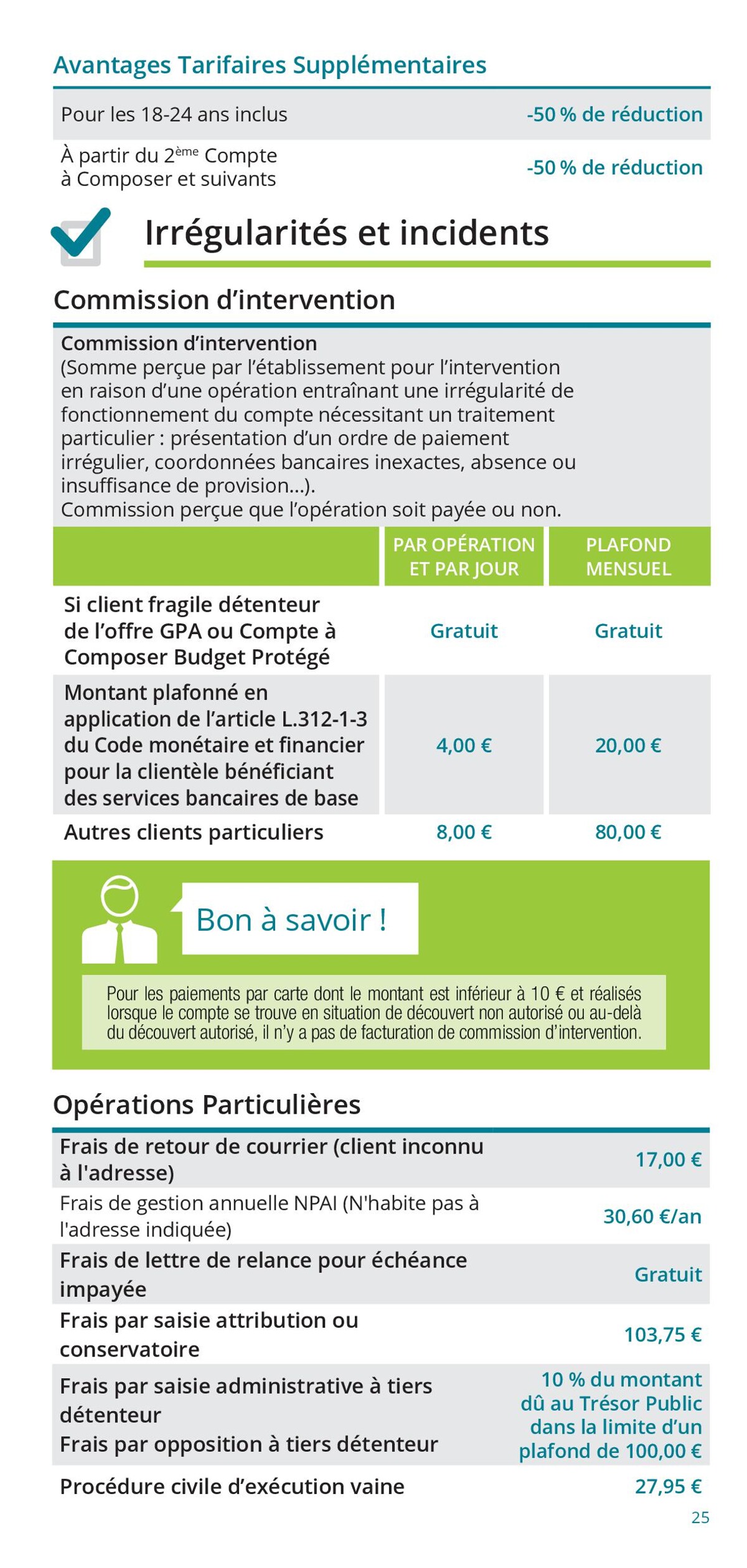 Catalogue Particuliers / Vos Tarifs au Quotidien, page 00025