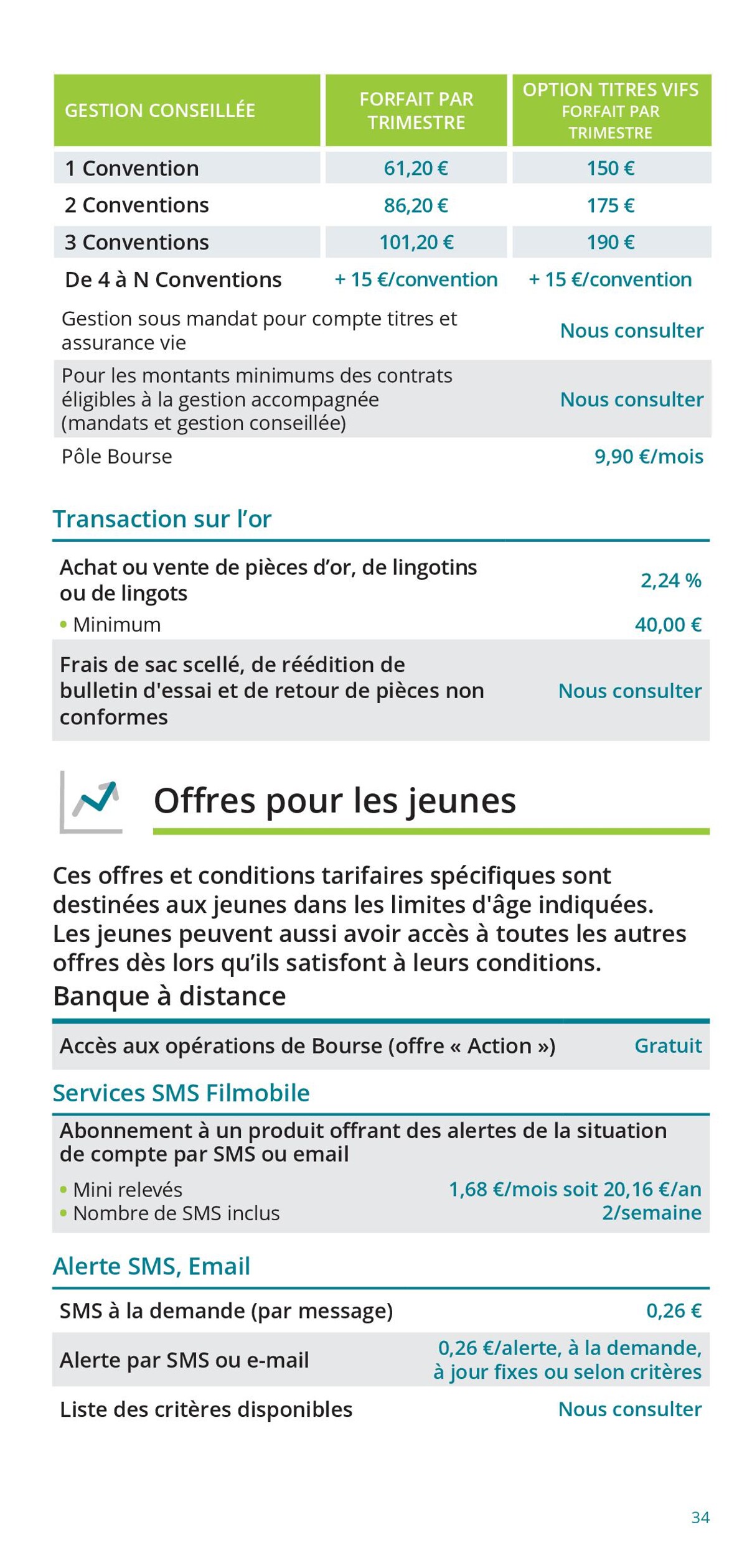 Catalogue Particuliers / Vos Tarifs au Quotidien, page 00034