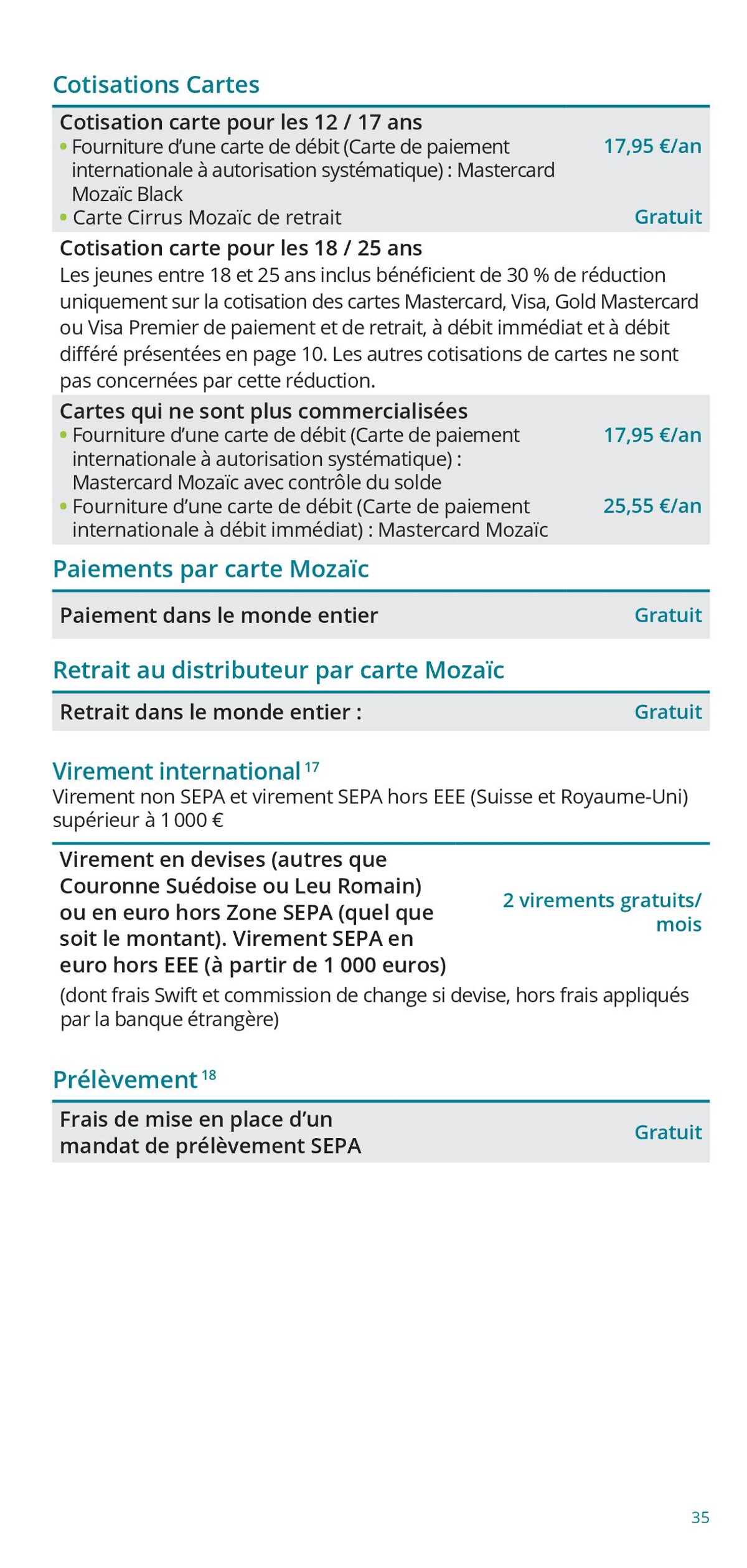 Catalogue Particuliers / Vos Tarifs au Quotidien, page 00035