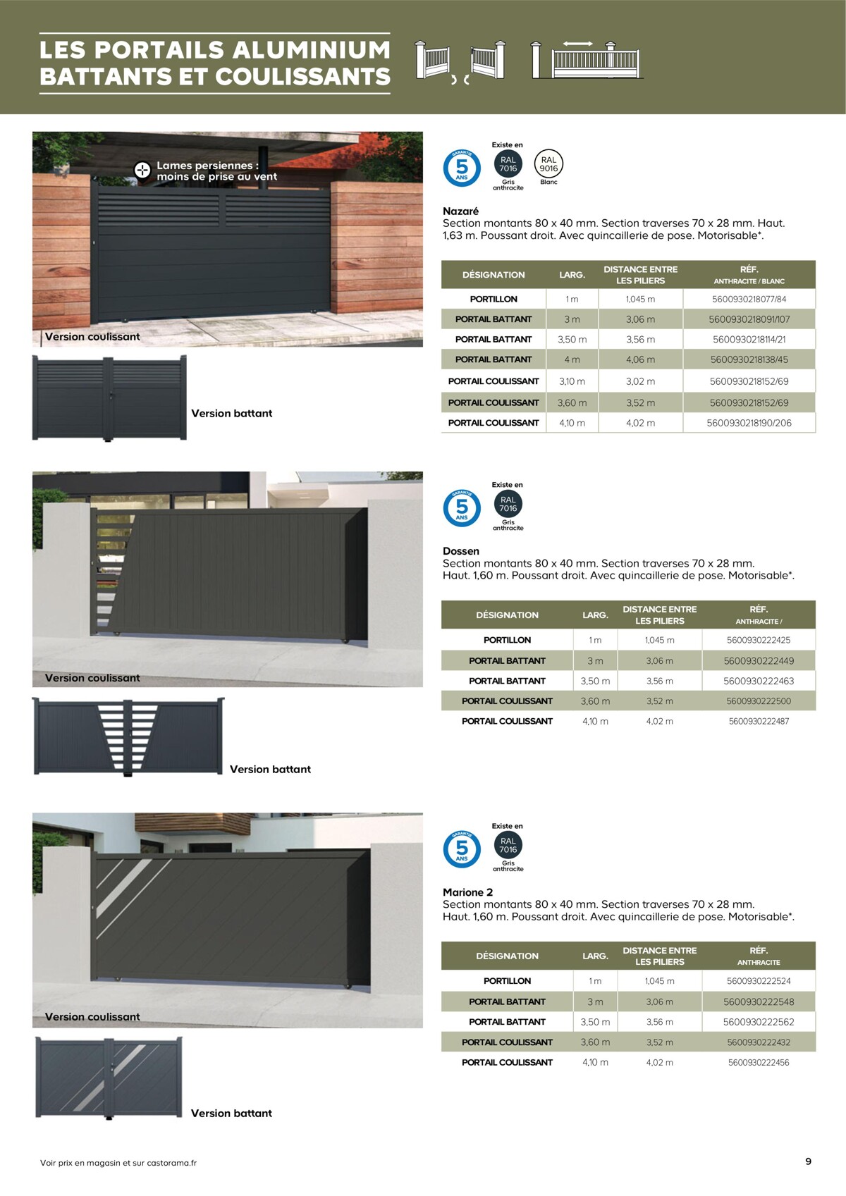 Catalogue Portails 2023 Feuilletez ce guide, page 00009
