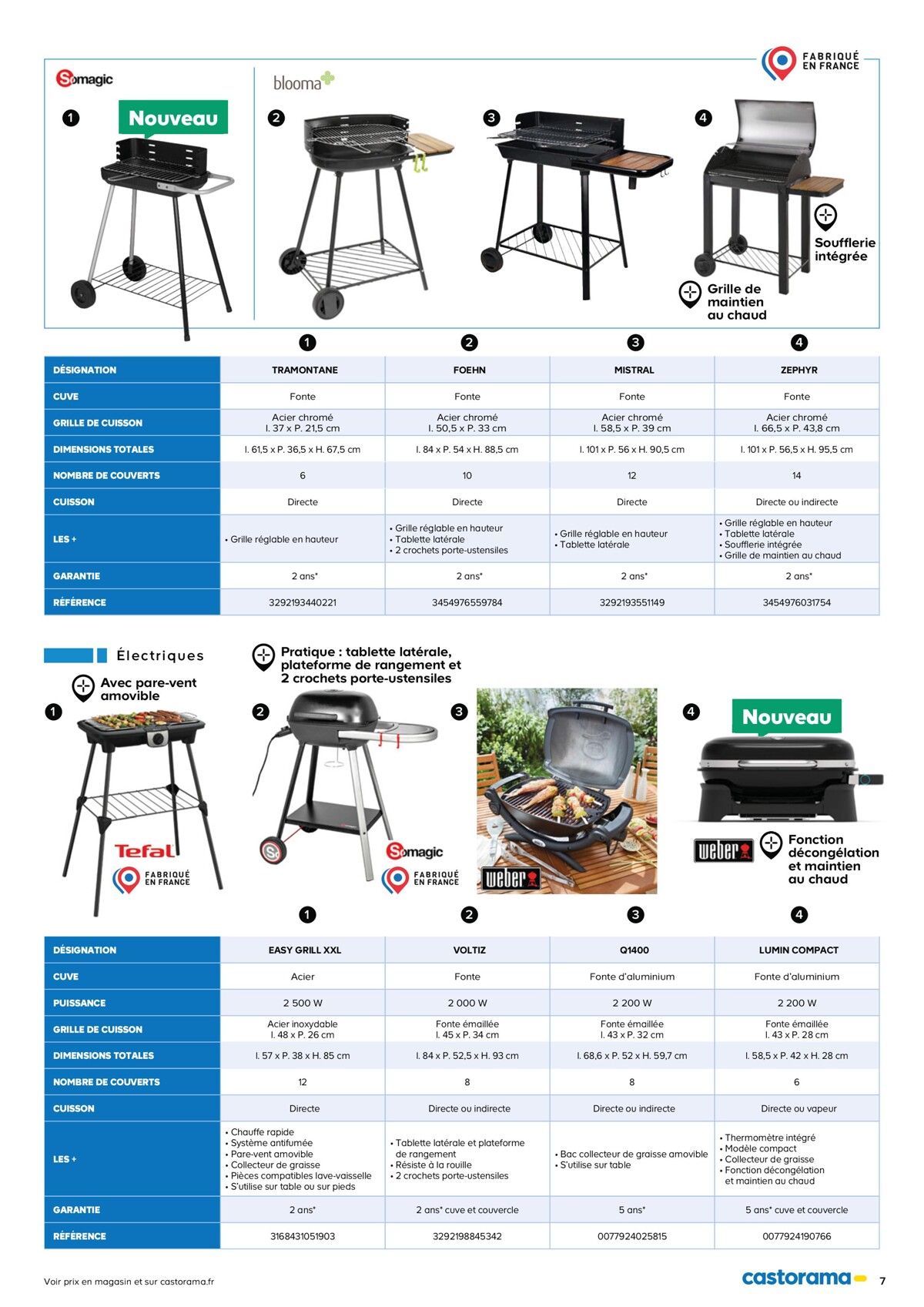 Catalogue Barbecues et planchas Collection 2023, page 00007