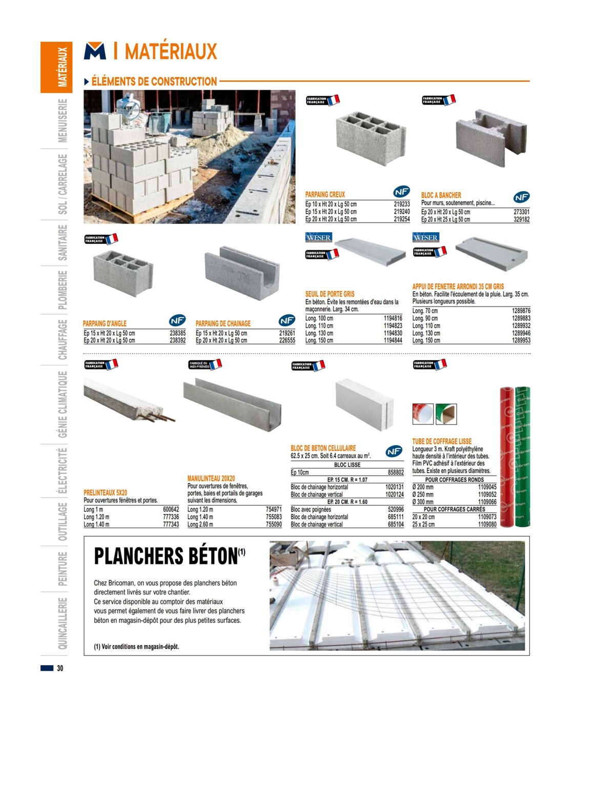 Catalogue Guide produits 2023 Bricoman, page 00030