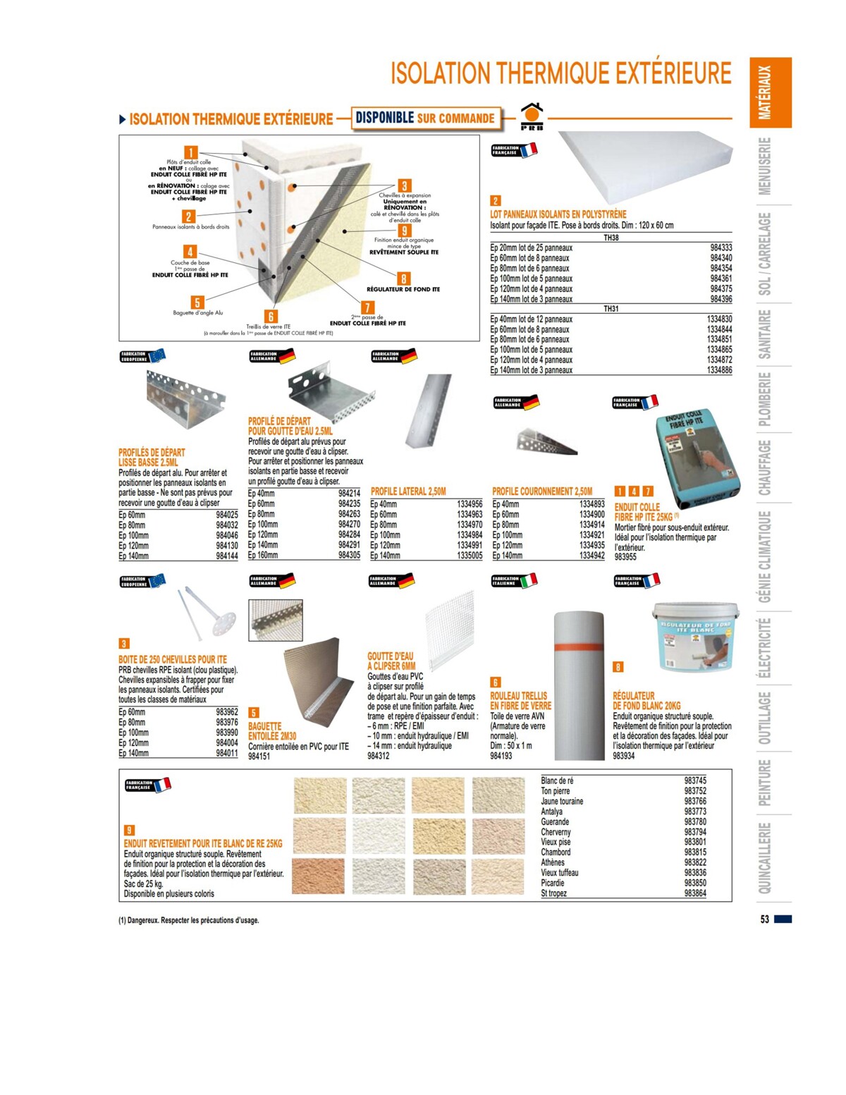 Catalogue Guide produits 2023 Bricoman, page 00053