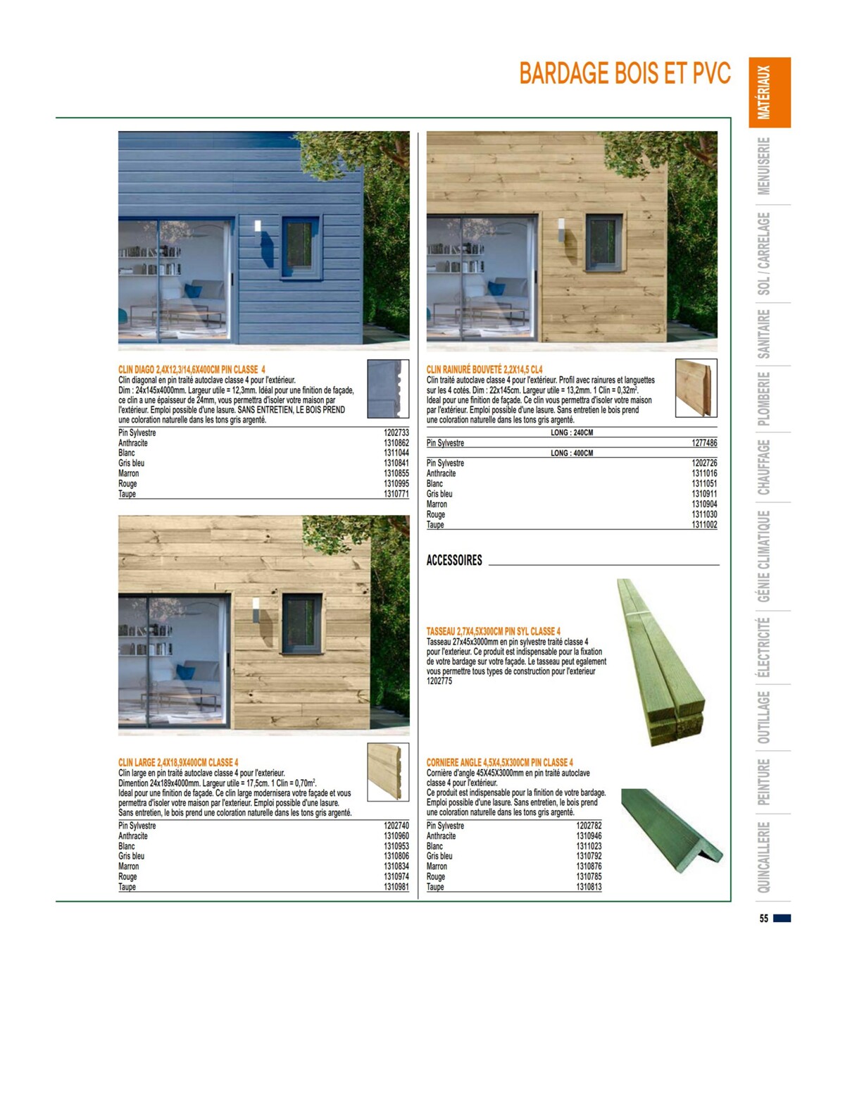Catalogue Guide produits 2023 Bricoman, page 00055