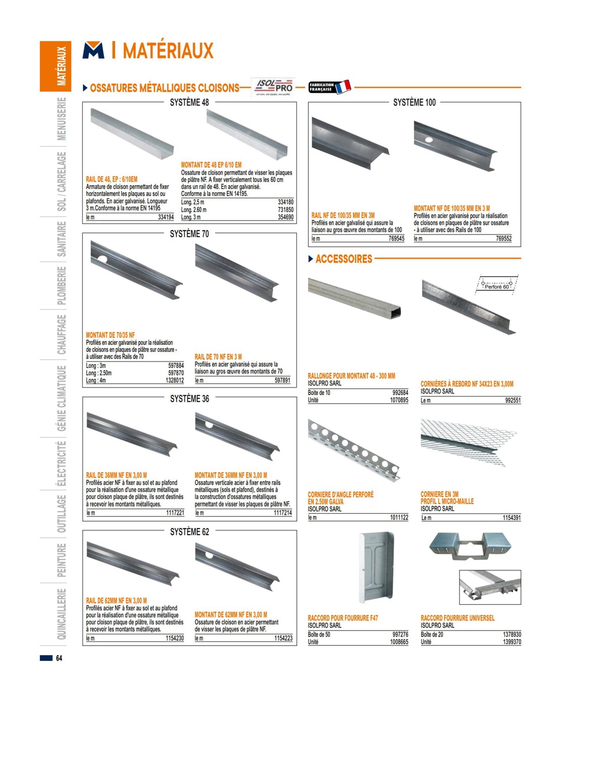 Catalogue Guide produits 2023 Bricoman, page 00064