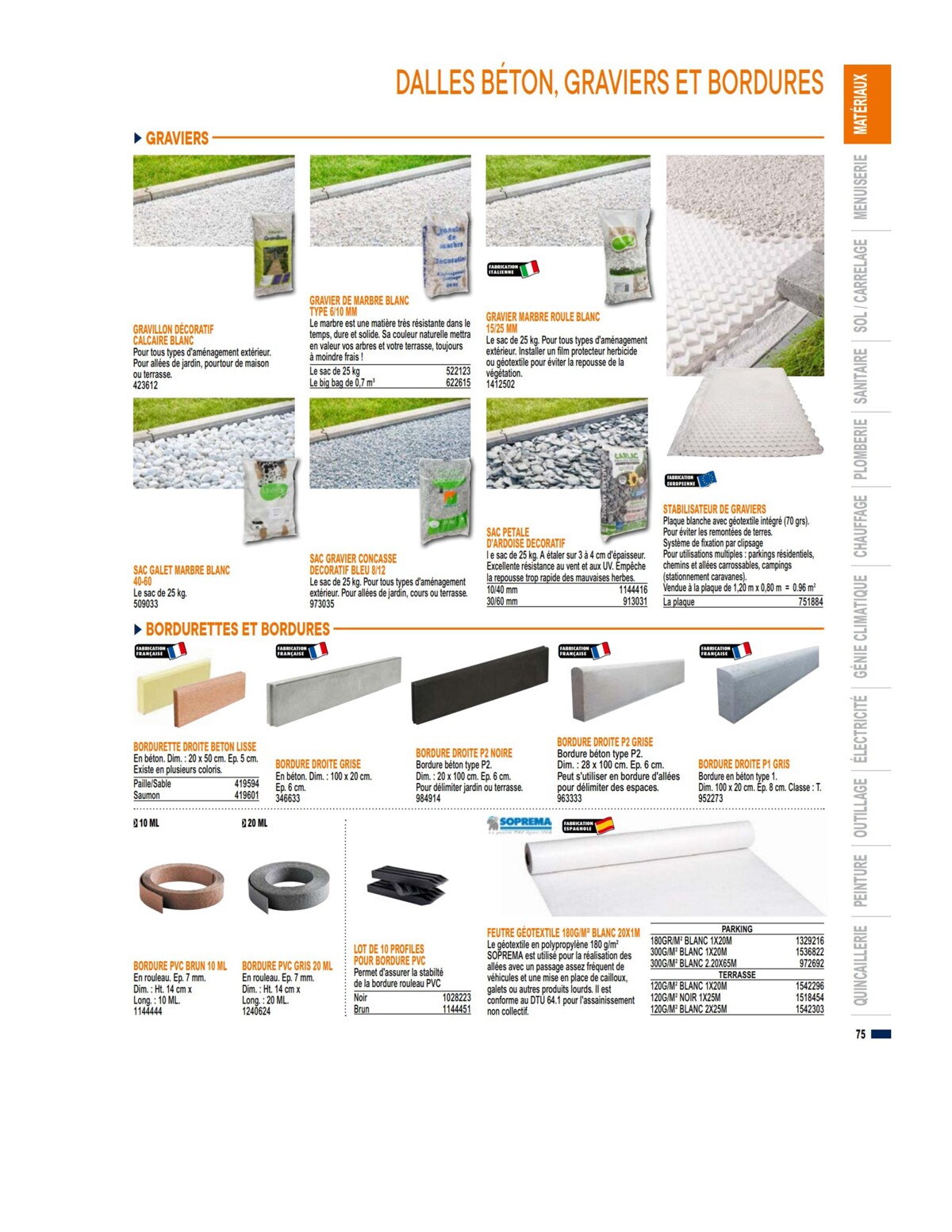 Catalogue Guide produits 2023 Bricoman, page 00075