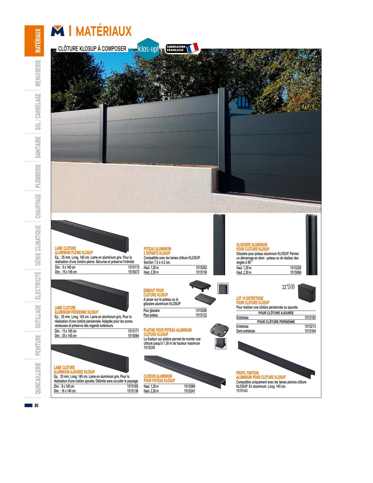 Catalogue Guide produits 2023 Bricoman, page 00080