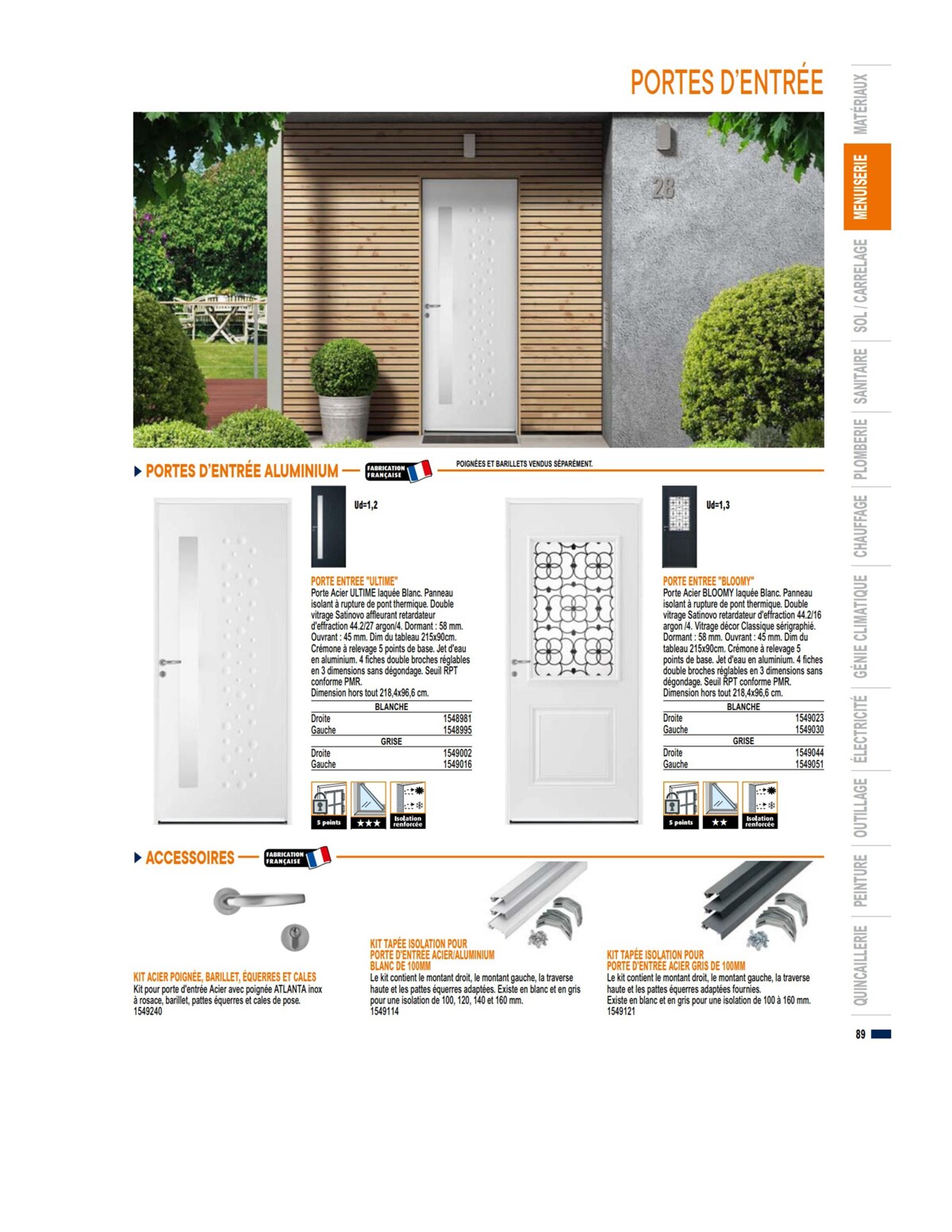 Catalogue Guide produits 2023 Bricoman, page 00089