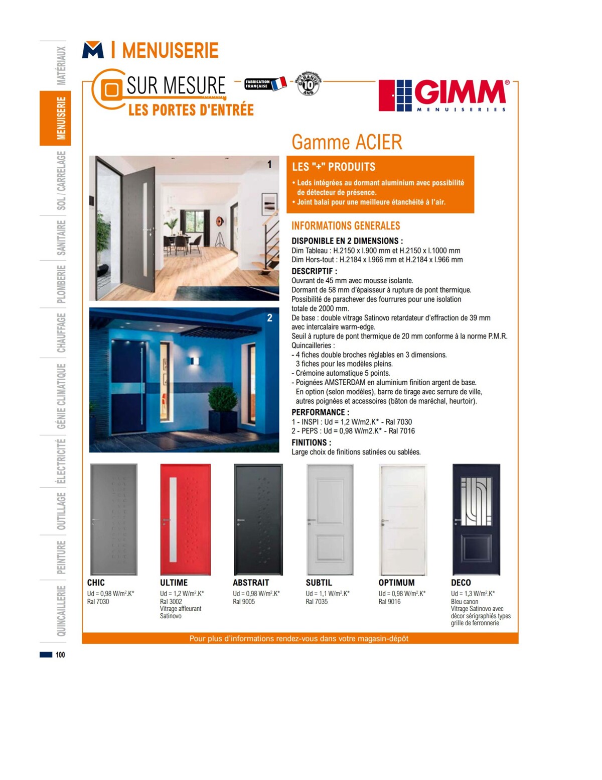 Catalogue Guide produits 2023 Bricoman, page 00100