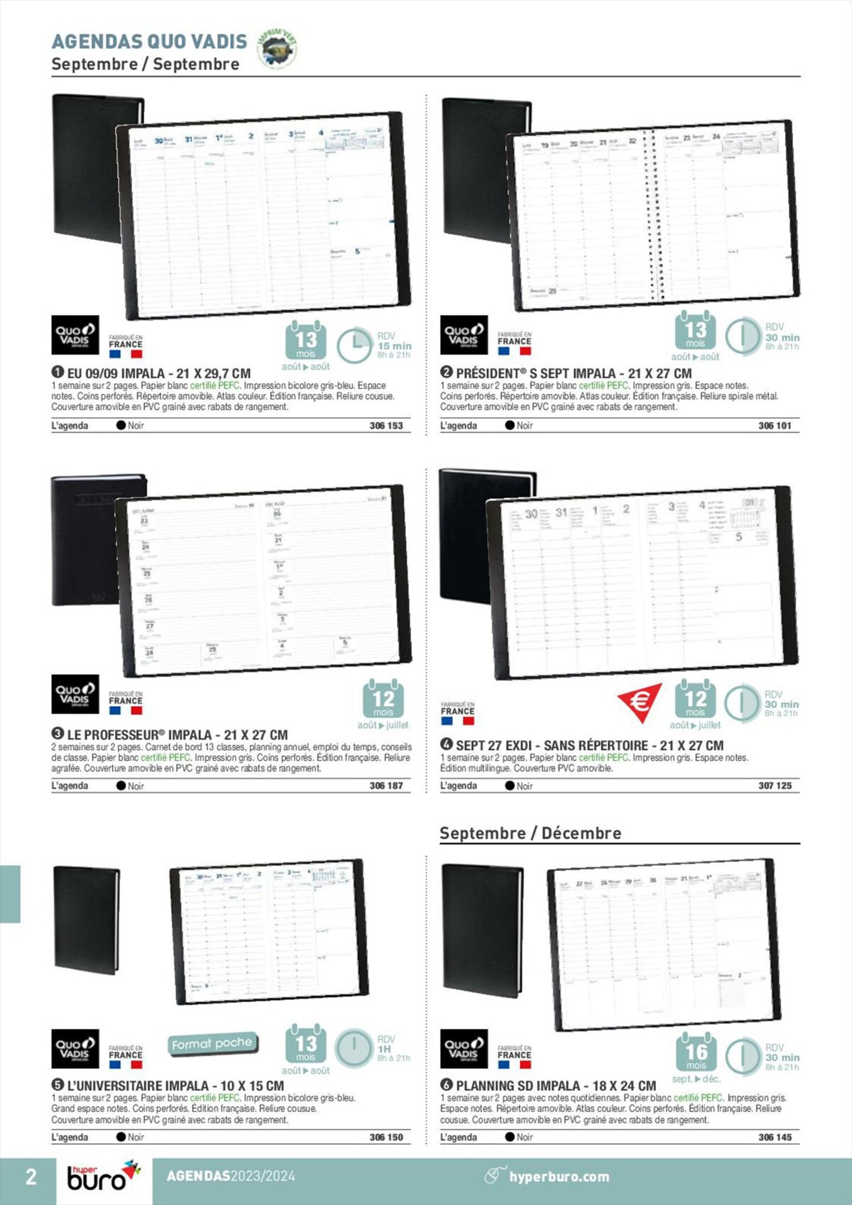 Catalogue AGENDAS 2024 ET TOUT DEVIENT PLUS CLAIR!, page 00002