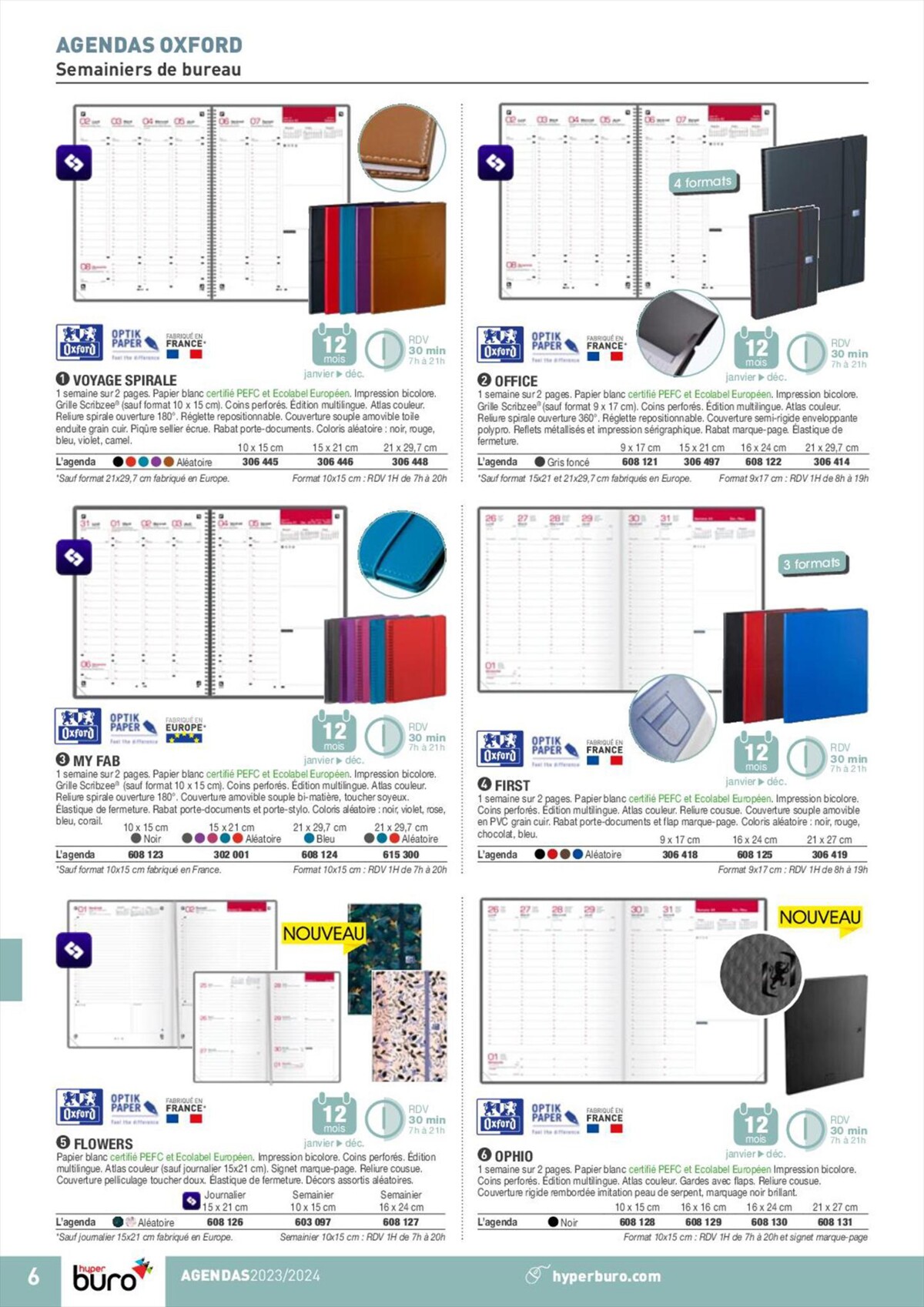 Catalogue AGENDAS 2024 ET TOUT DEVIENT PLUS CLAIR!, page 00006