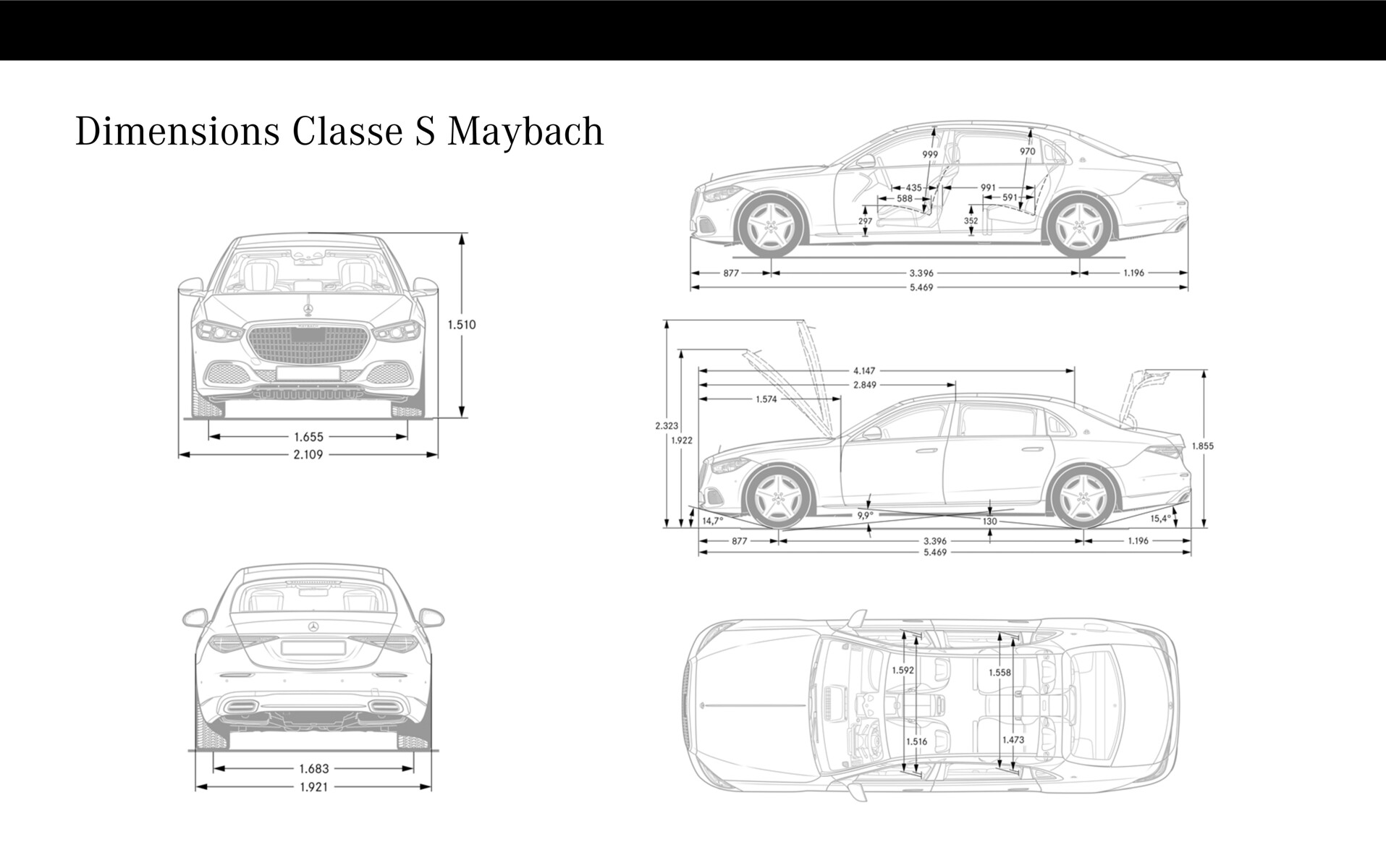 Catalogue Classe S Berline Limousine Maybach, page 00018