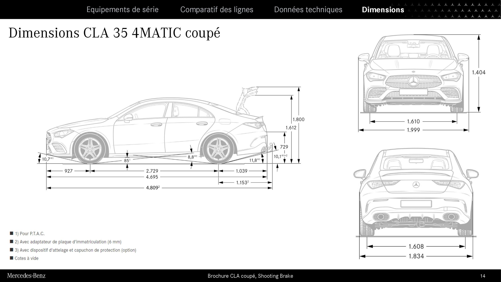 Catalogue CLA Coupe Shooting Brake 2023, page 00014