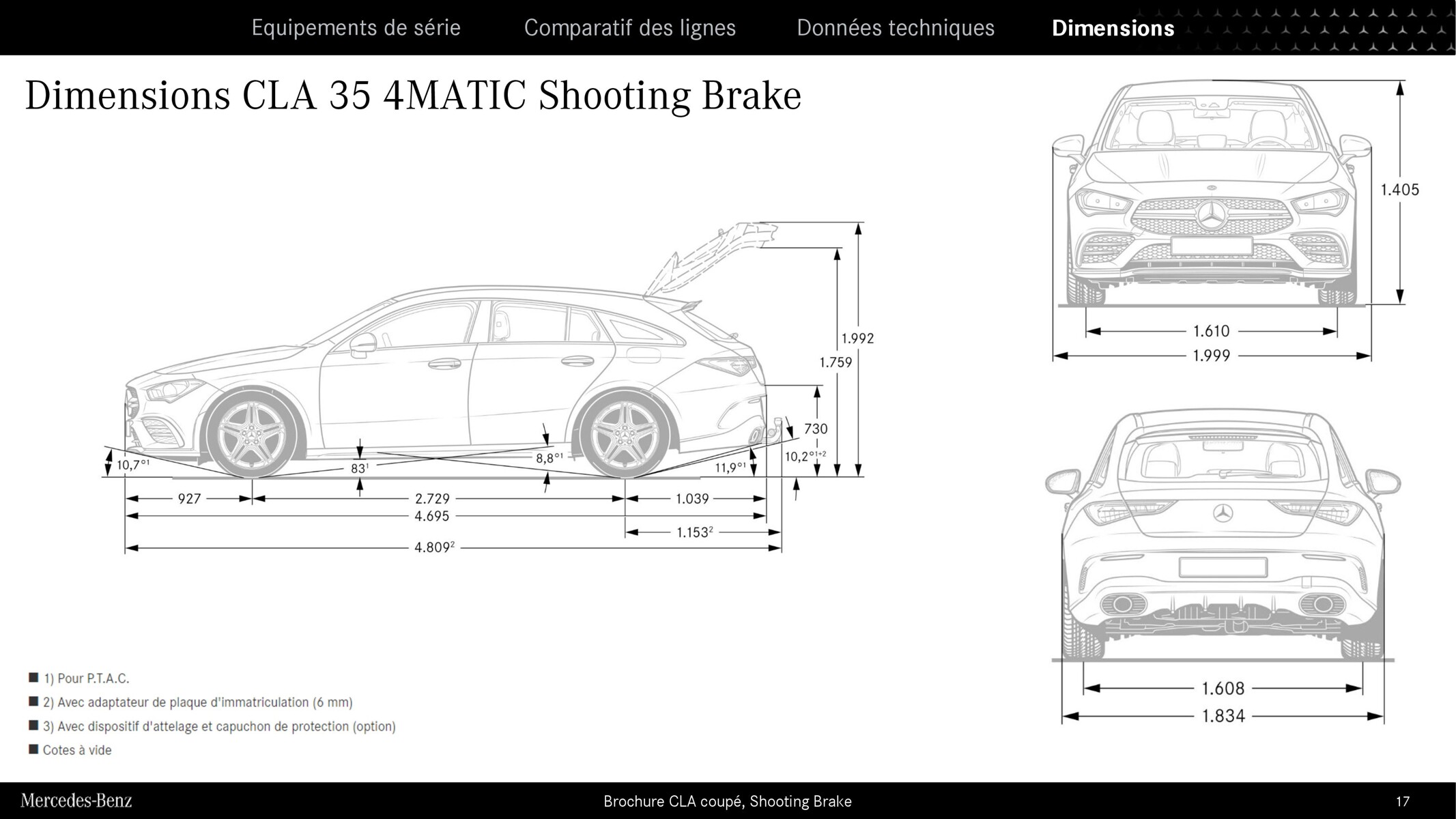 Catalogue CLA Coupe Shooting Brake 2023, page 00017