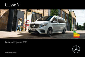 Catalogue Mercedes-Benz | Brochure Classe V 2023 | 29/03/2023 - 31/12/2023