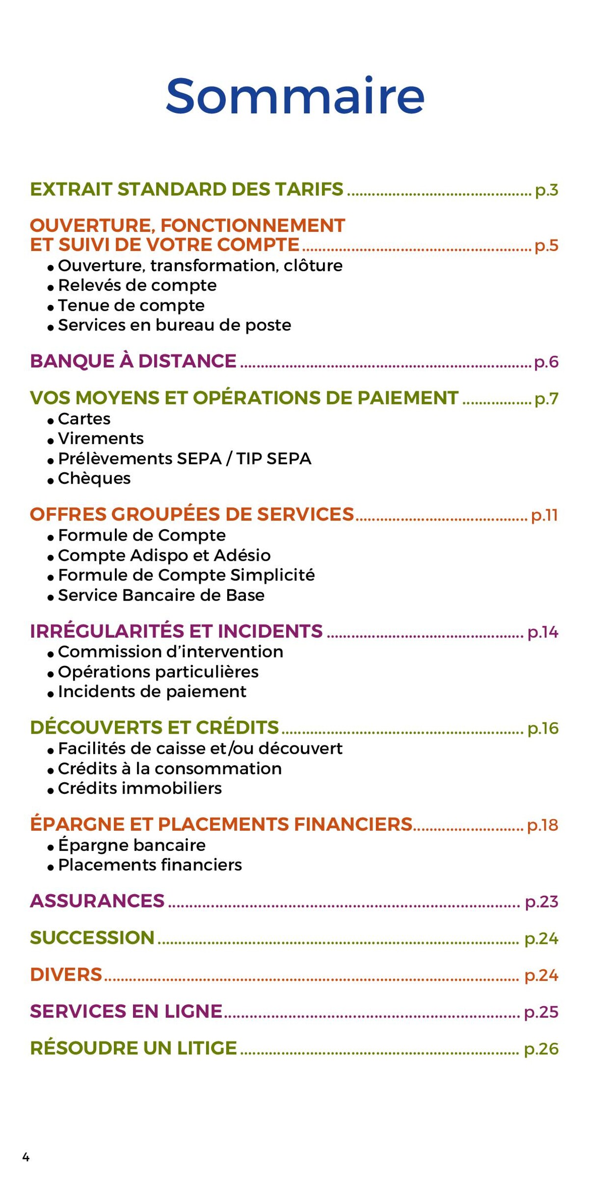 Catalogue Tarifs Particuliers 2023, page 00004