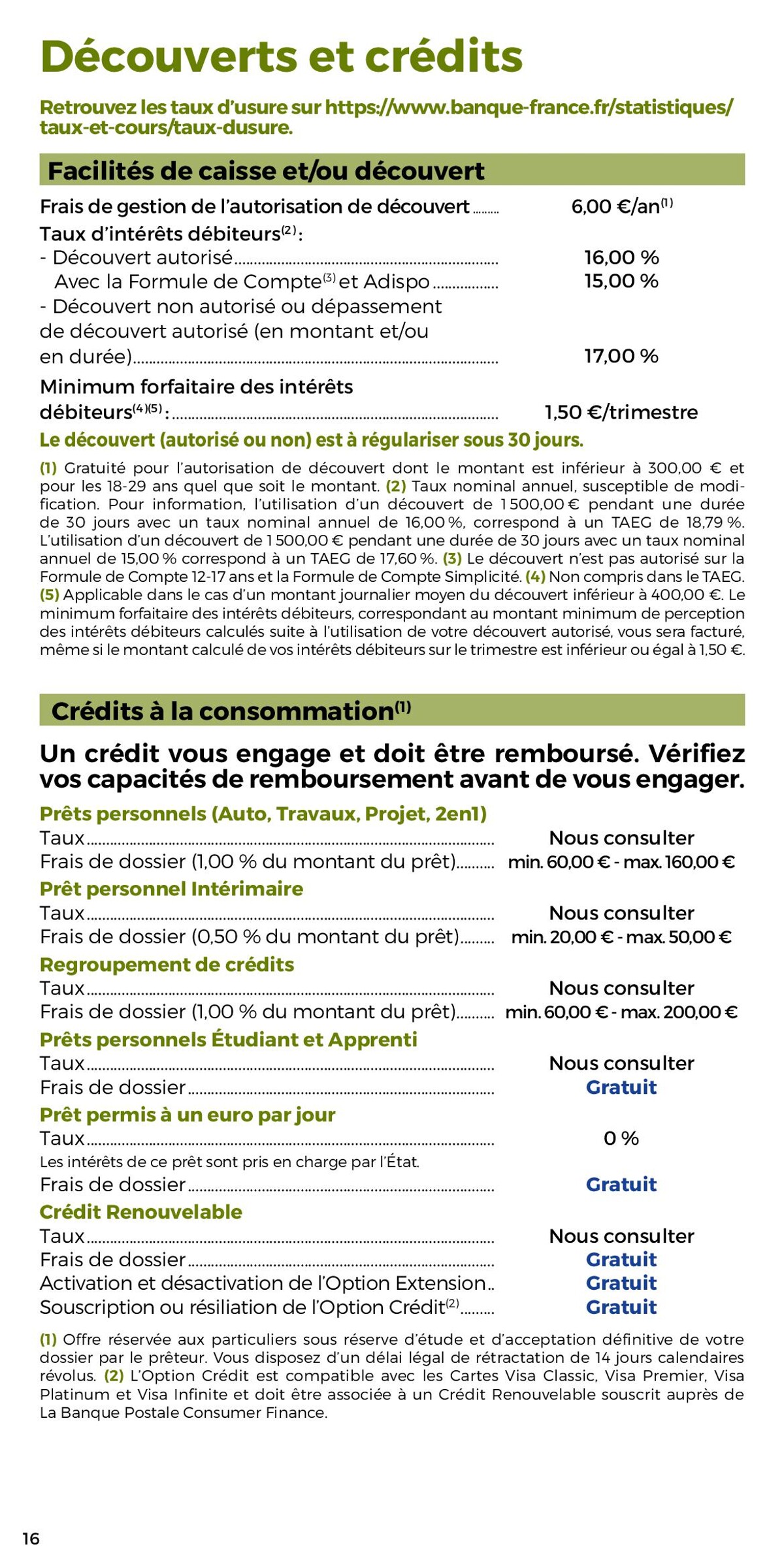 Catalogue Tarifs Particuliers 2023, page 00016