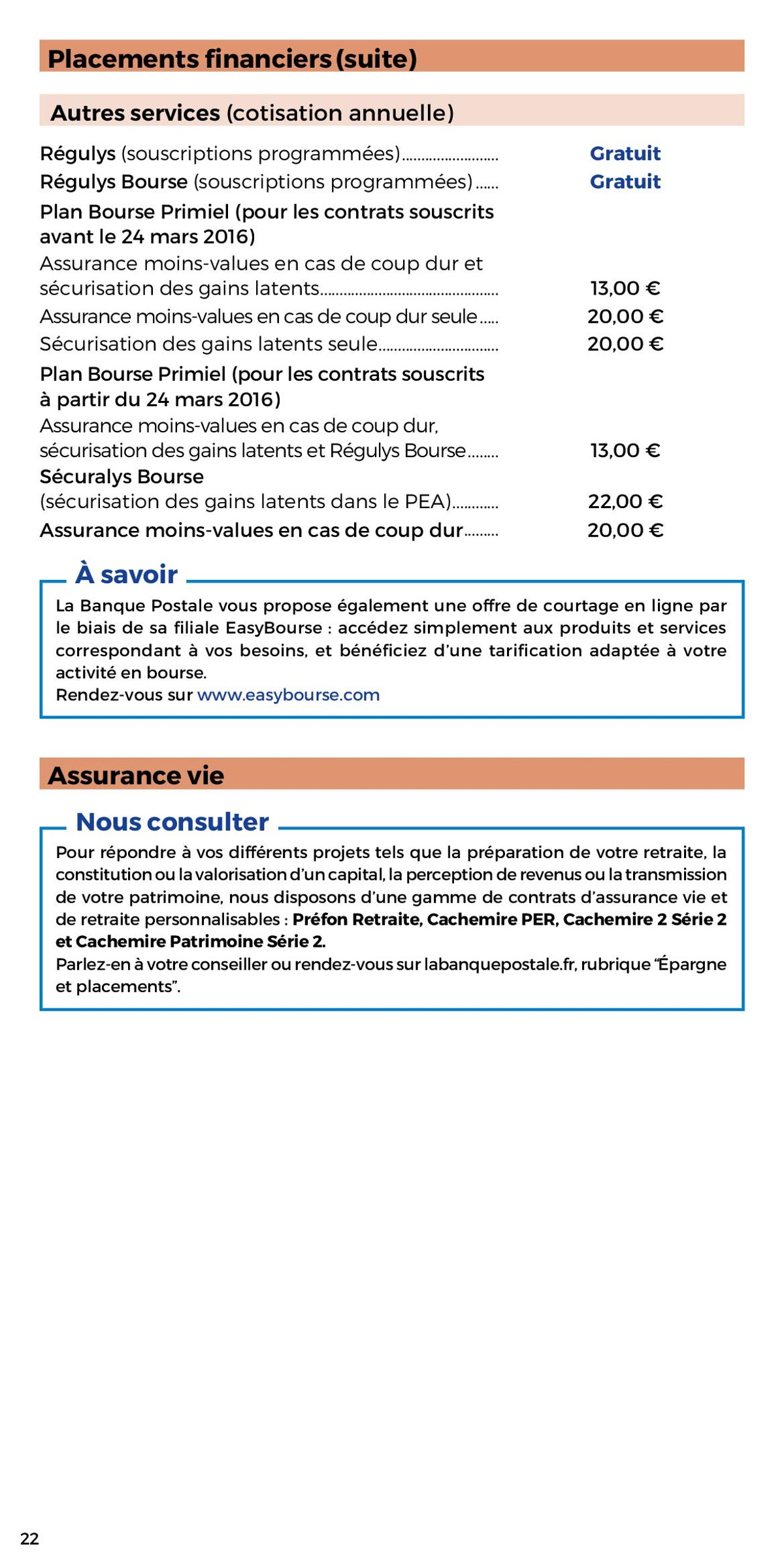 Catalogue Tarifs Particuliers 2023, page 00022