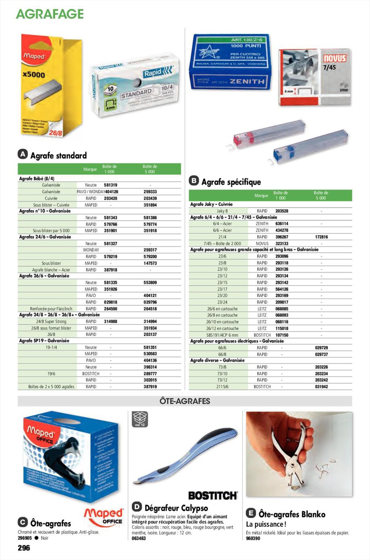 Catalogue Catalogue général Calipage 2023, page 00296