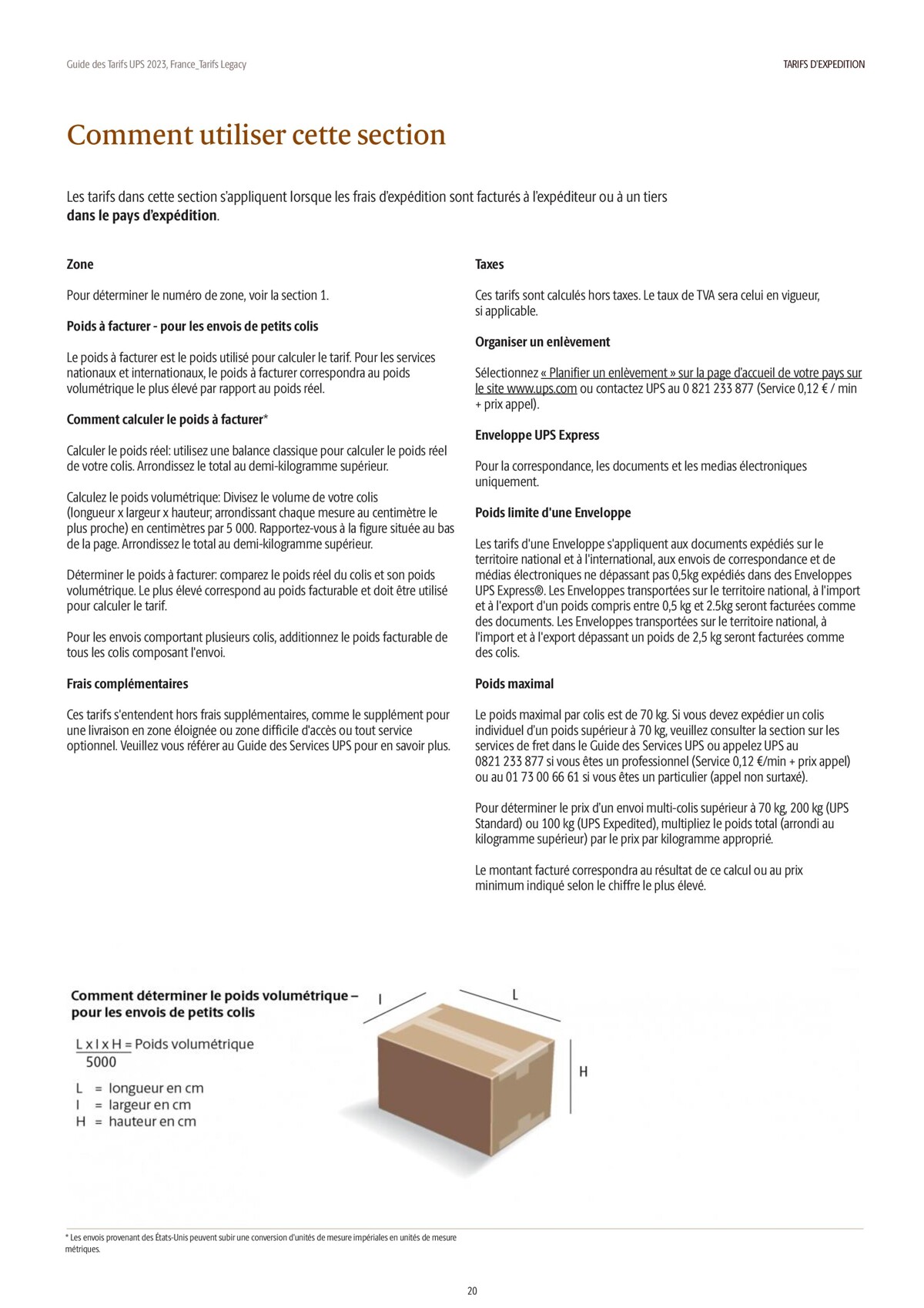 Catalogue Guide des Tarifs 2023, page 00020