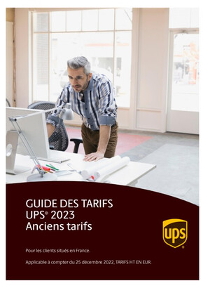 Promos de Services à Bordeaux | Guide des Tarifs 2023 sur Ups | 03/04/2023 - 31/12/2023