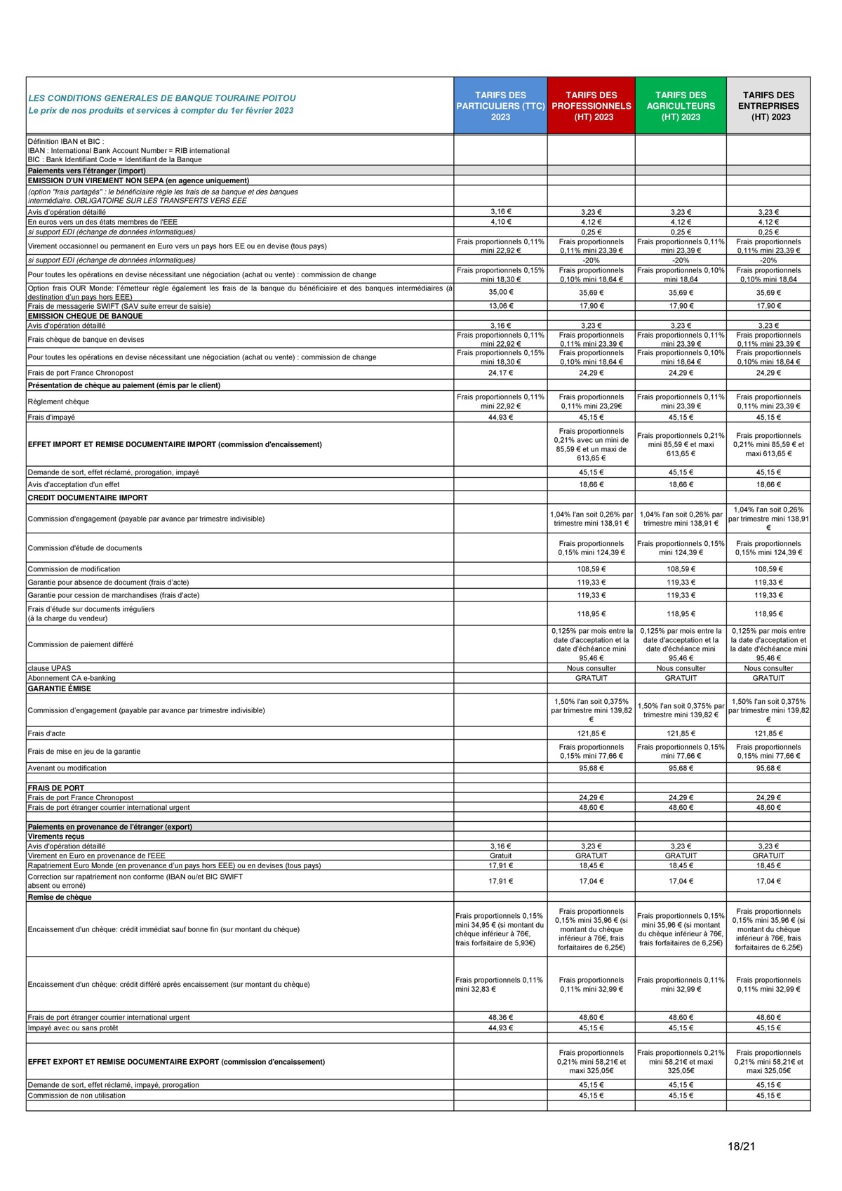 Catalogue Conditions Générales, page 00018