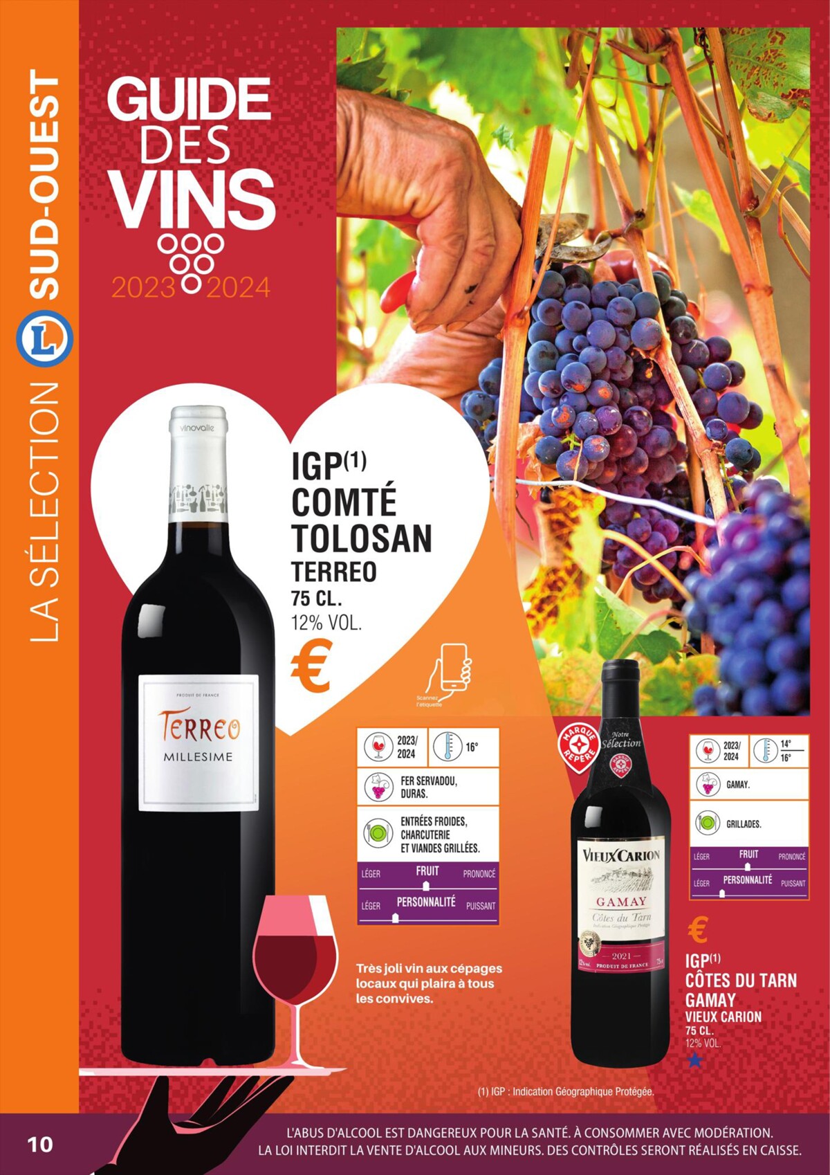 Catalogue GUIDE DES VINS SELECTION 2023/2024, page 00010