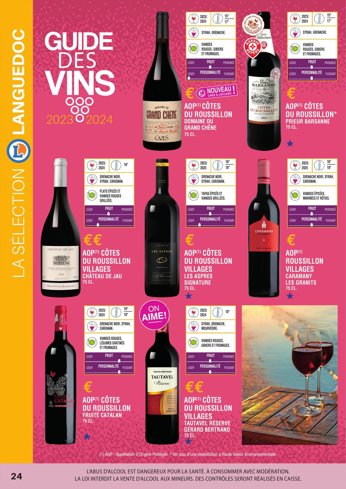 Catalogue GUIDE DES VINS SELECTION 2023/2024, page 00024