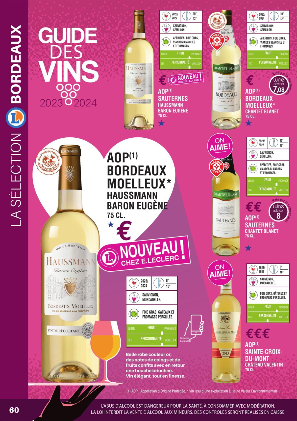 Catalogue GUIDE DES VINS SELECTION 2023/2024, page 00060