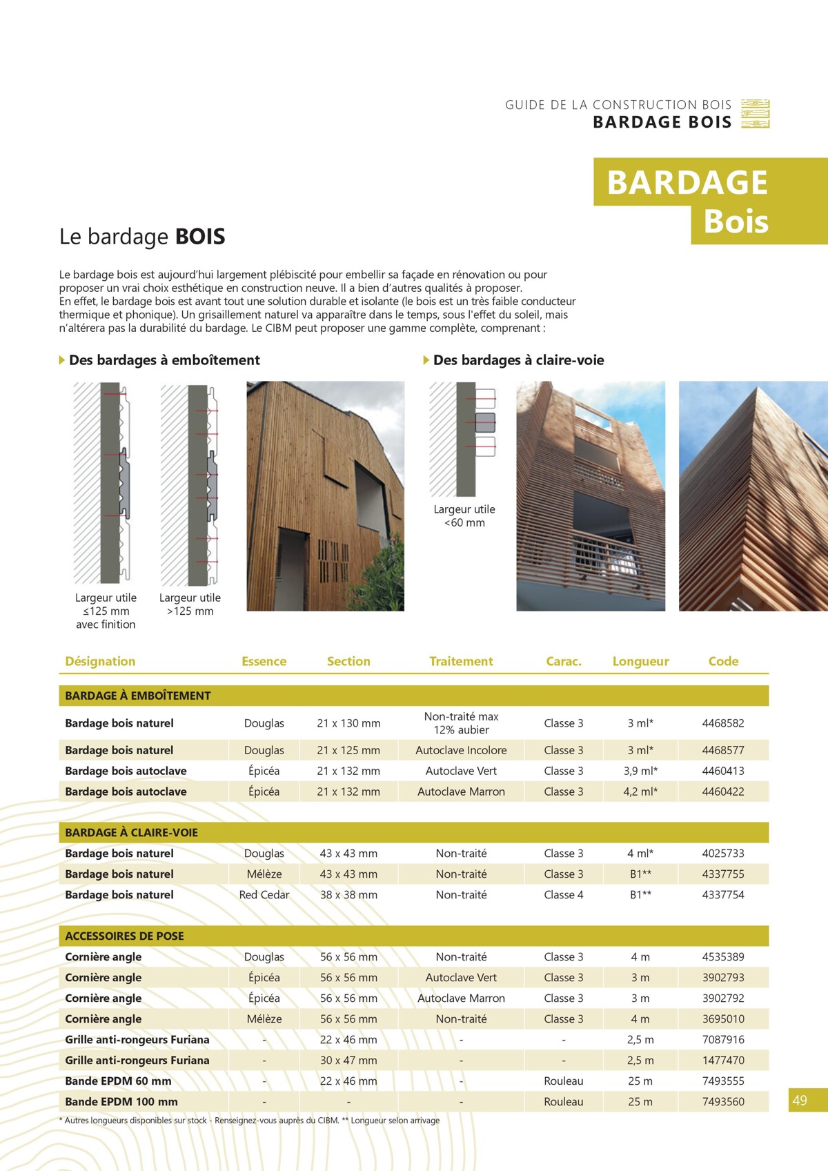 Catalogue Guide de la Construction Bois !, page 00049