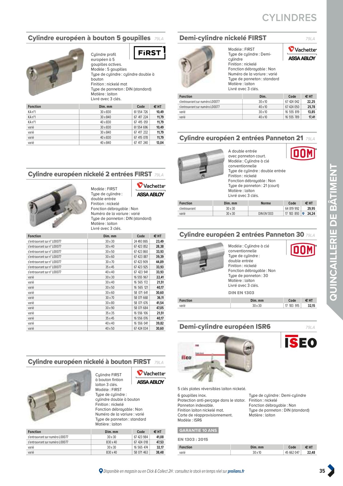 Catalogue PRO&DISPO L'OFFRE 100% STOCK DE PROLIANS, page 00037