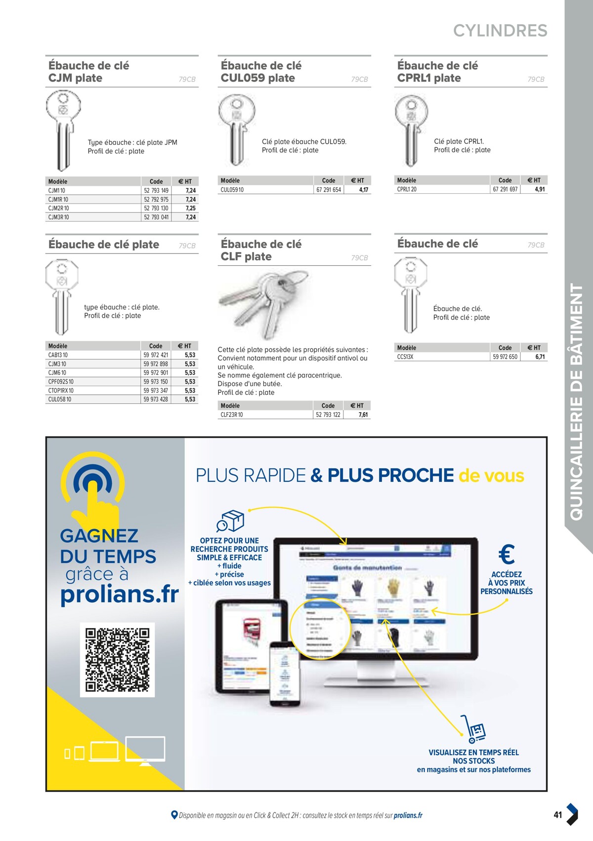 Catalogue PRO&DISPO L'OFFRE 100% STOCK DE PROLIANS, page 00043