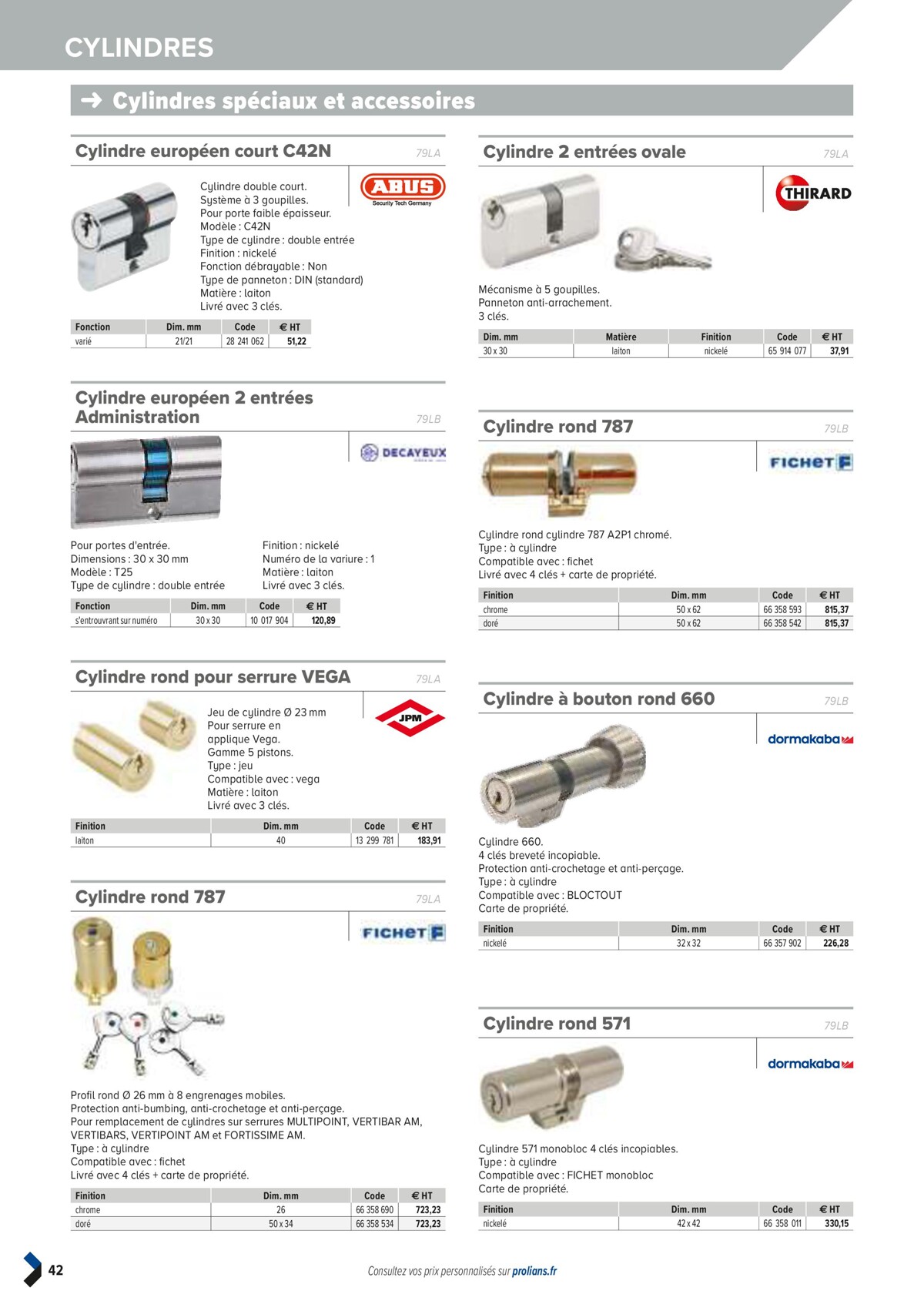 Catalogue PRO&DISPO L'OFFRE 100% STOCK DE PROLIANS, page 00044