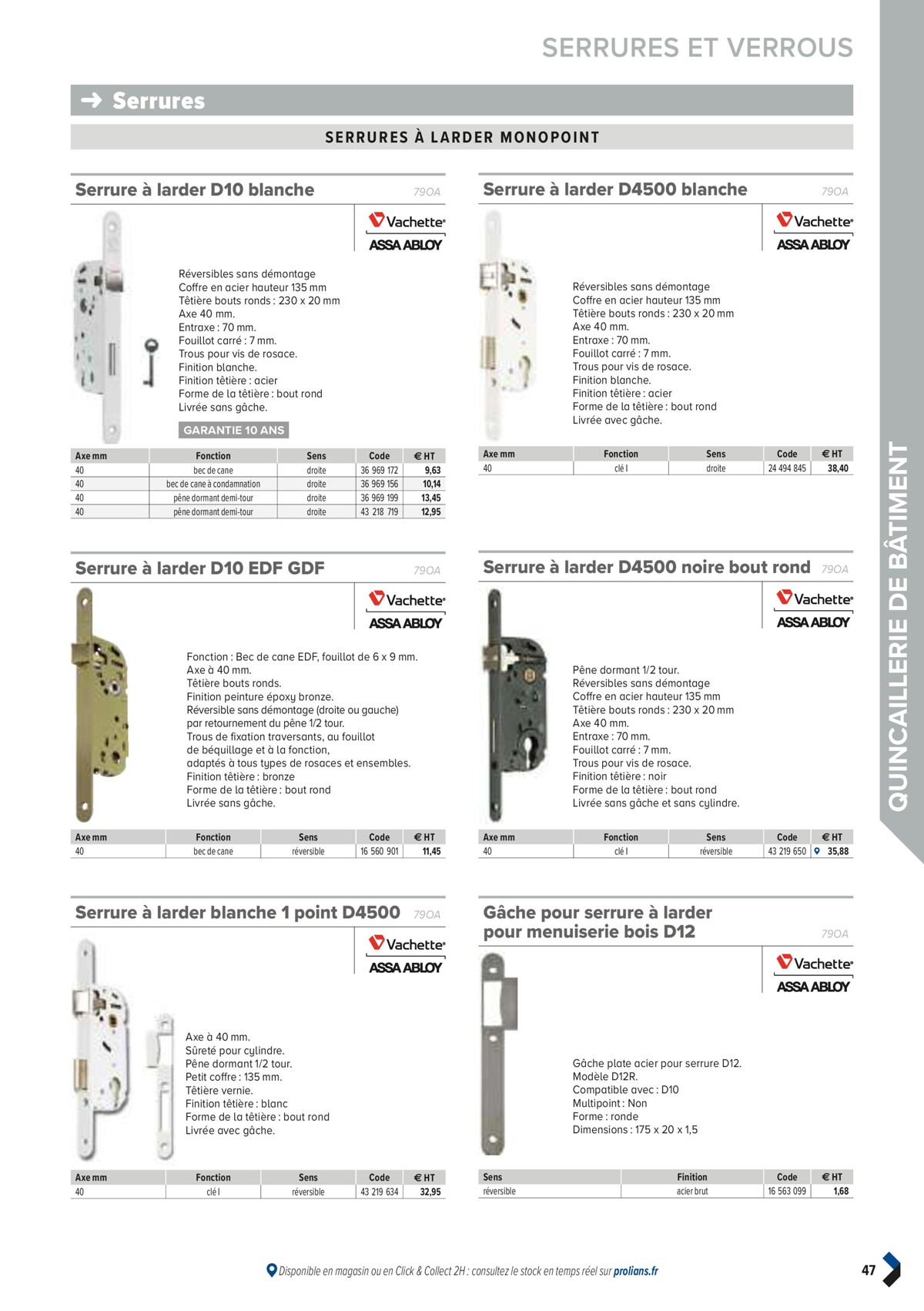 Catalogue PRO&DISPO L'OFFRE 100% STOCK DE PROLIANS, page 00049