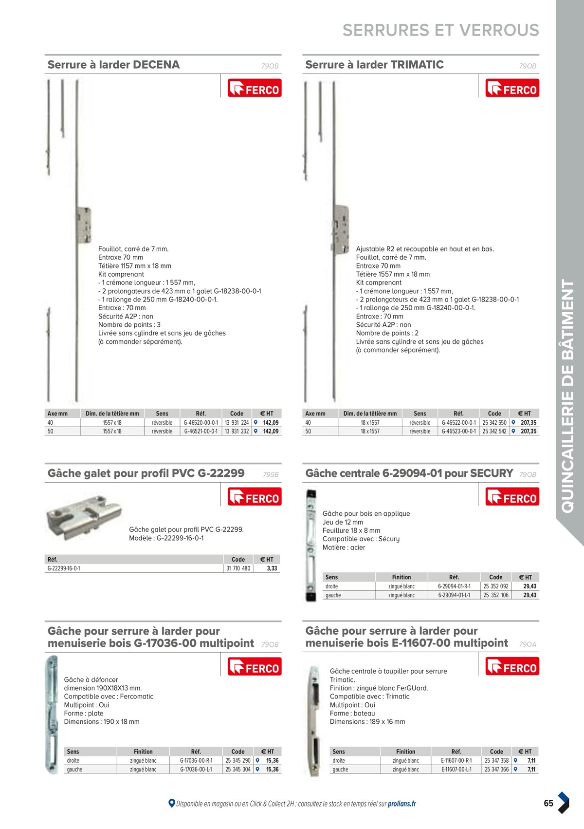 Catalogue PRO&DISPO L'OFFRE 100% STOCK DE PROLIANS, page 00067