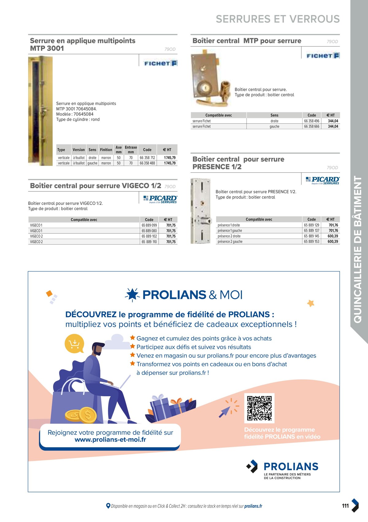 Catalogue PRO&DISPO L'OFFRE 100% STOCK DE PROLIANS, page 00113