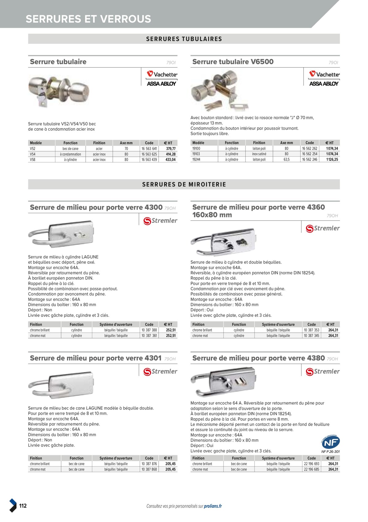 Catalogue PRO&DISPO L'OFFRE 100% STOCK DE PROLIANS, page 00114