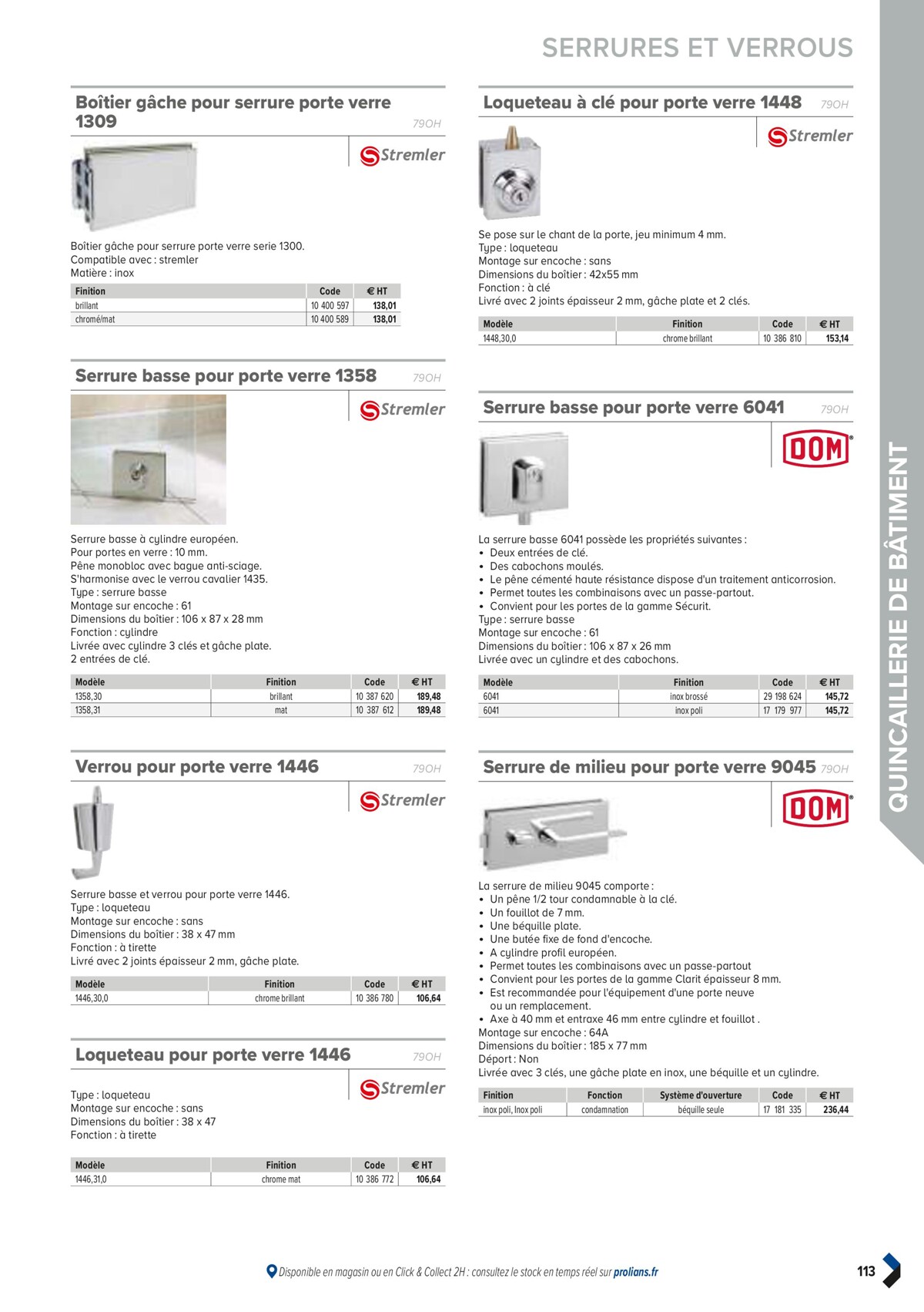 Catalogue PRO&DISPO L'OFFRE 100% STOCK DE PROLIANS, page 00115