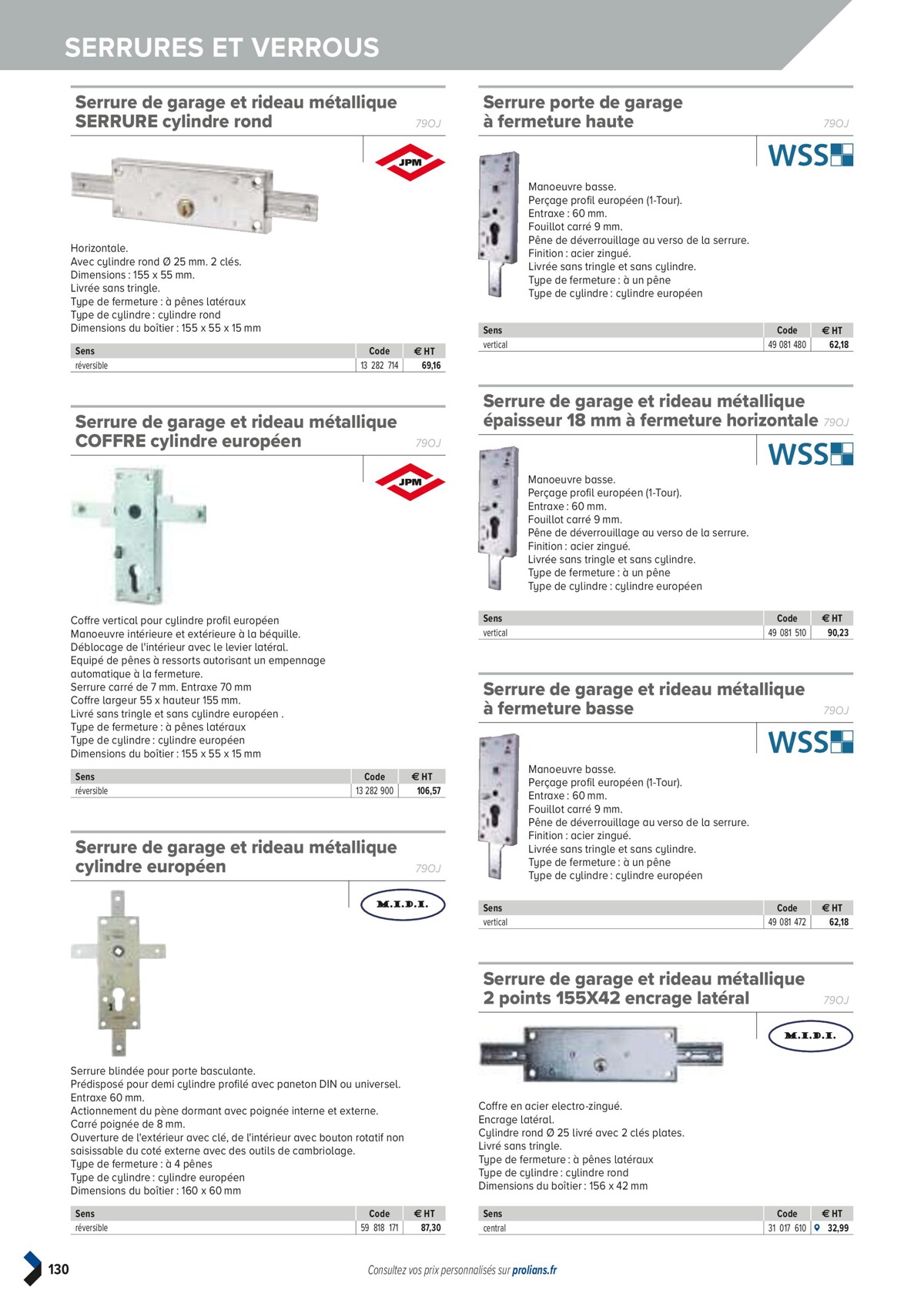 Catalogue PRO&DISPO L'OFFRE 100% STOCK DE PROLIANS, page 00132